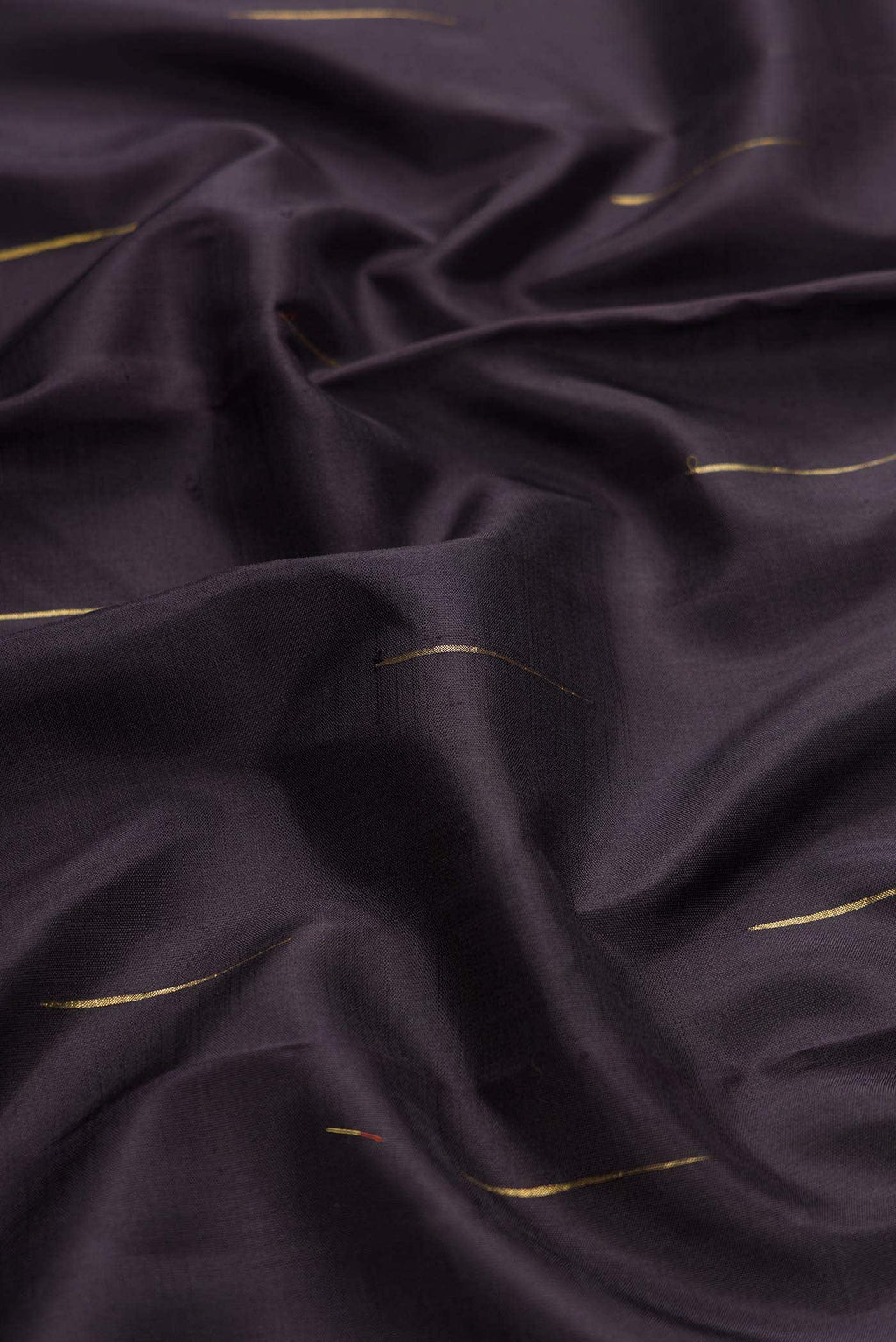 Pure Silk Pure Zari Coffee Brown Dual Tone Kanchipuram Saree