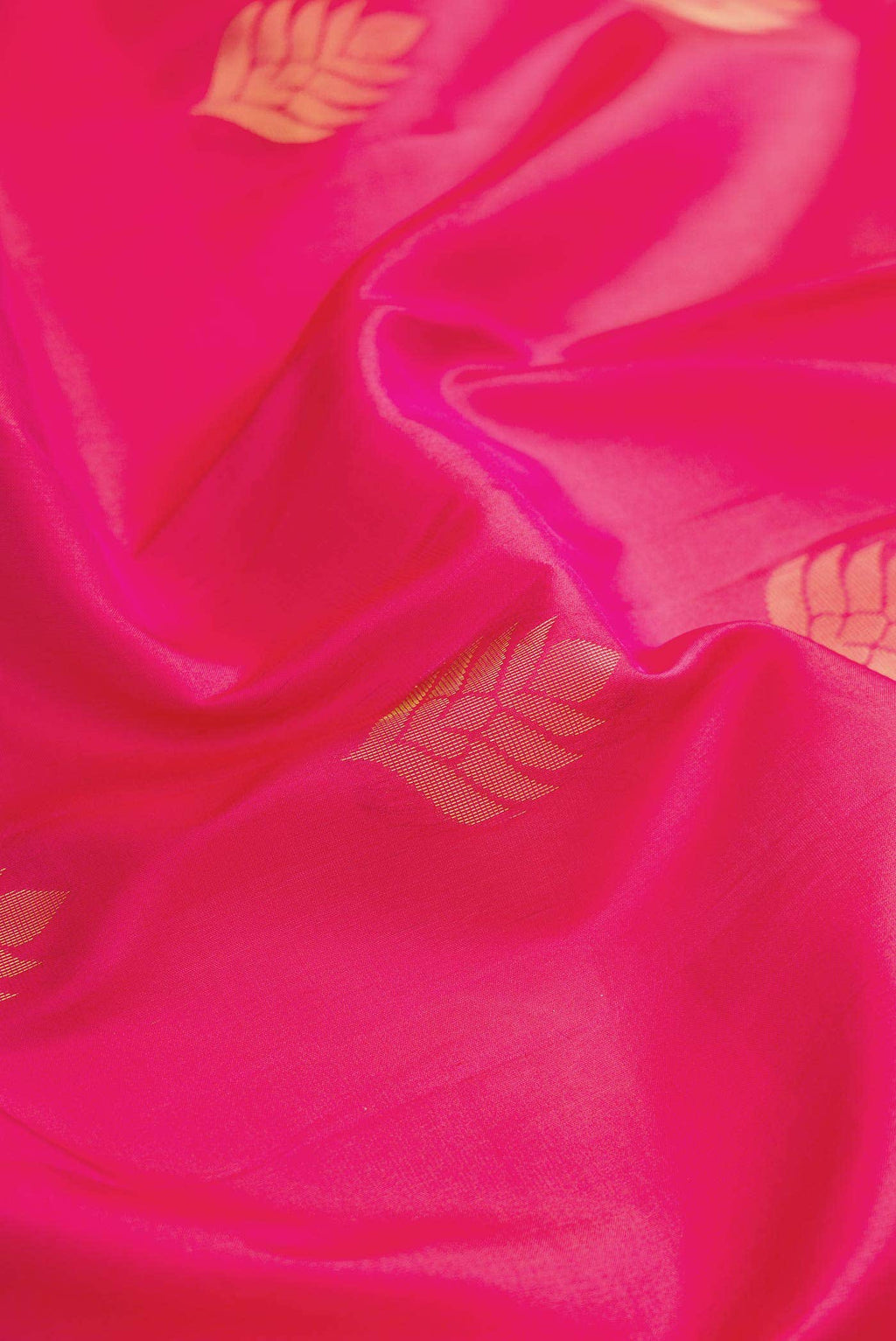 Dark Pink Dual Tone Soft Silk Saree