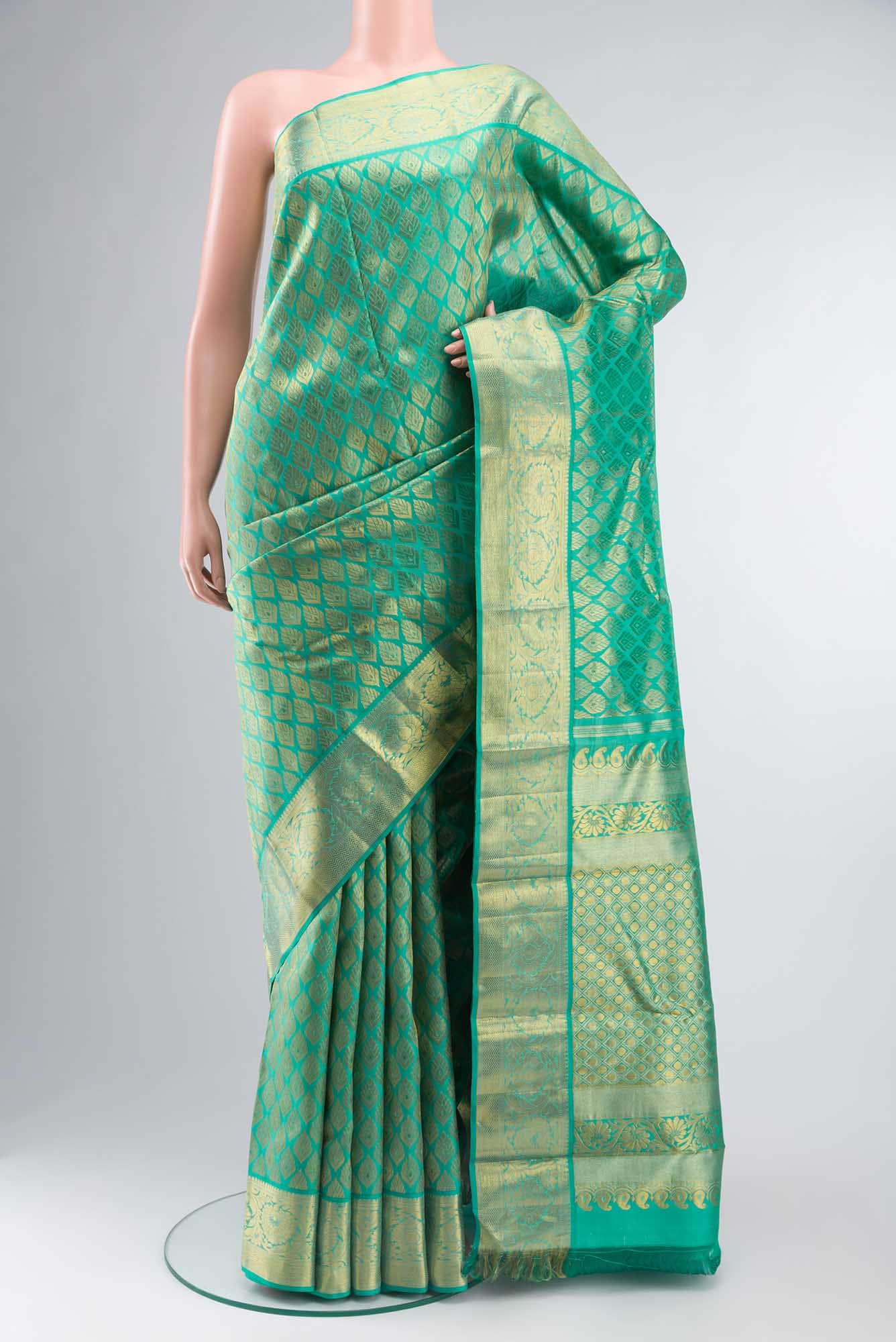 Green Kanchipuram Silk Saree