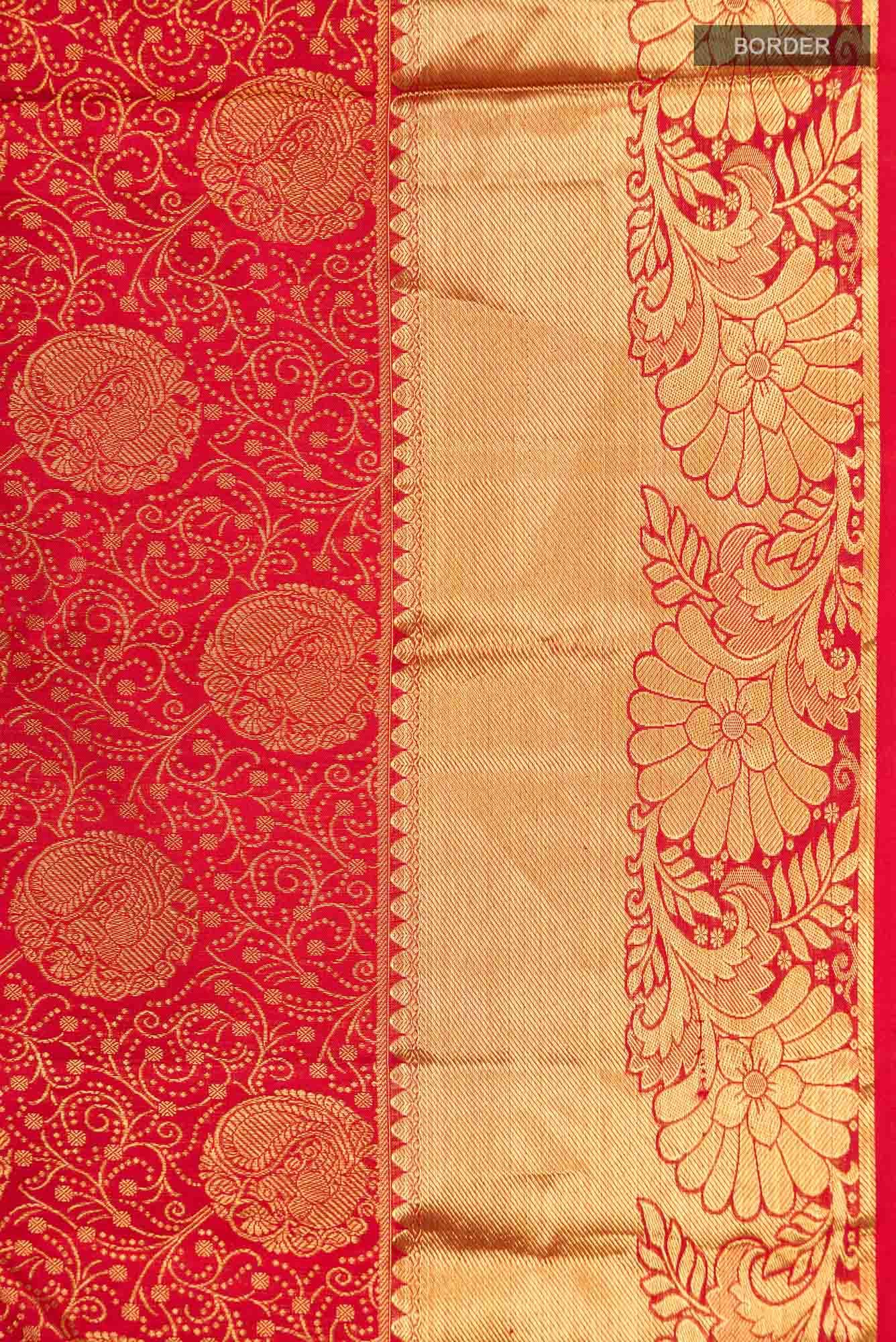 Red Kanchipuram Silk Saree