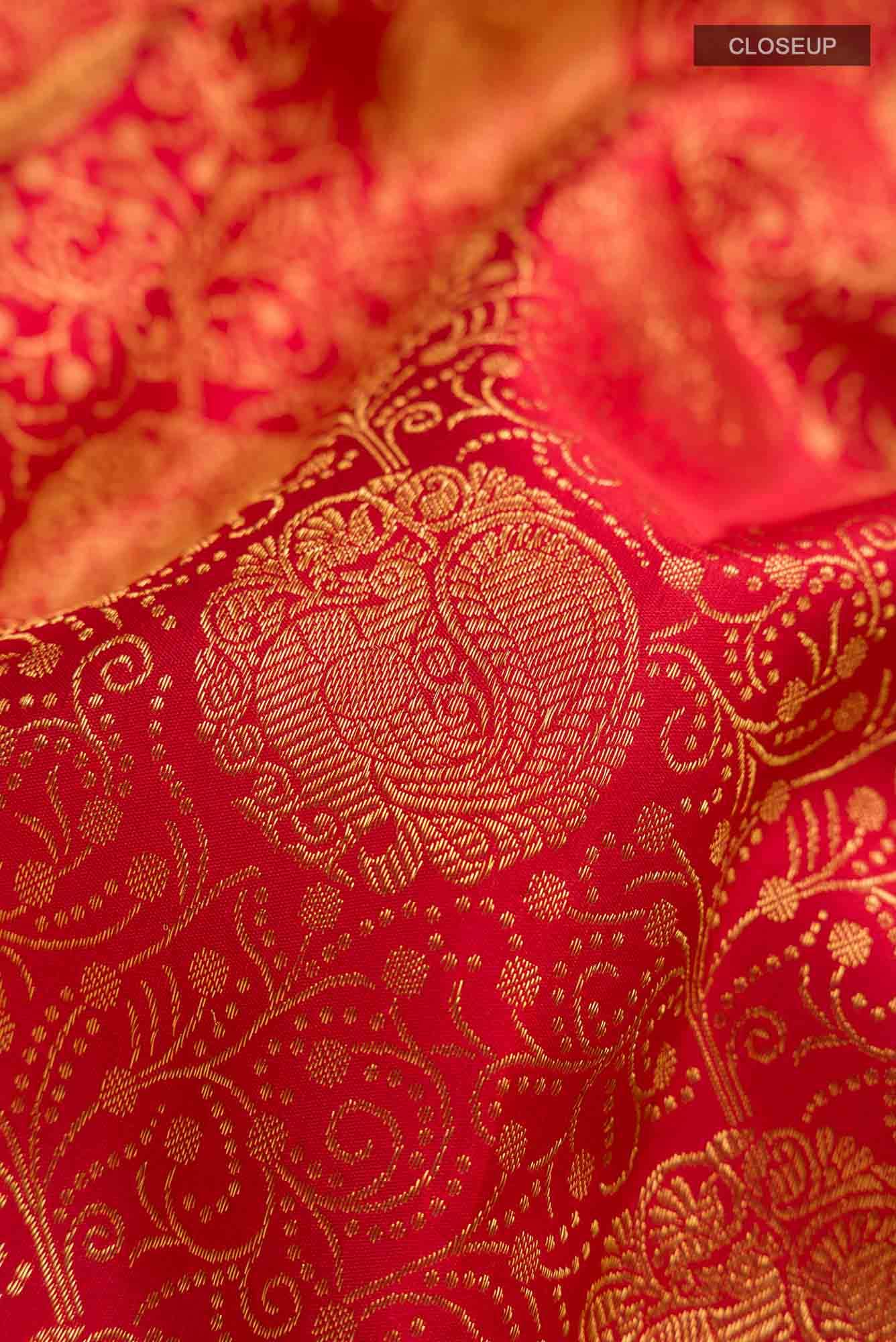 Red Kanchipuram Silk Saree