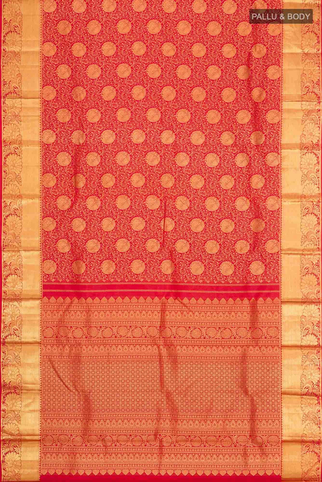 Red Kanchipuram Silk Saree