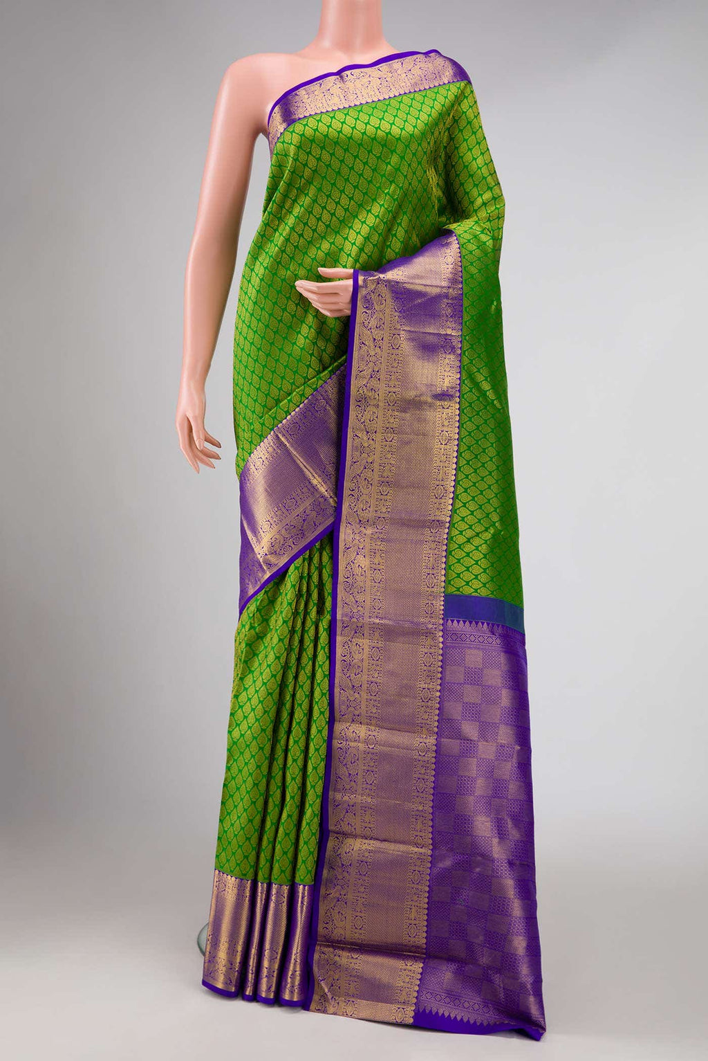 Green Kanchipuram Silk Saree