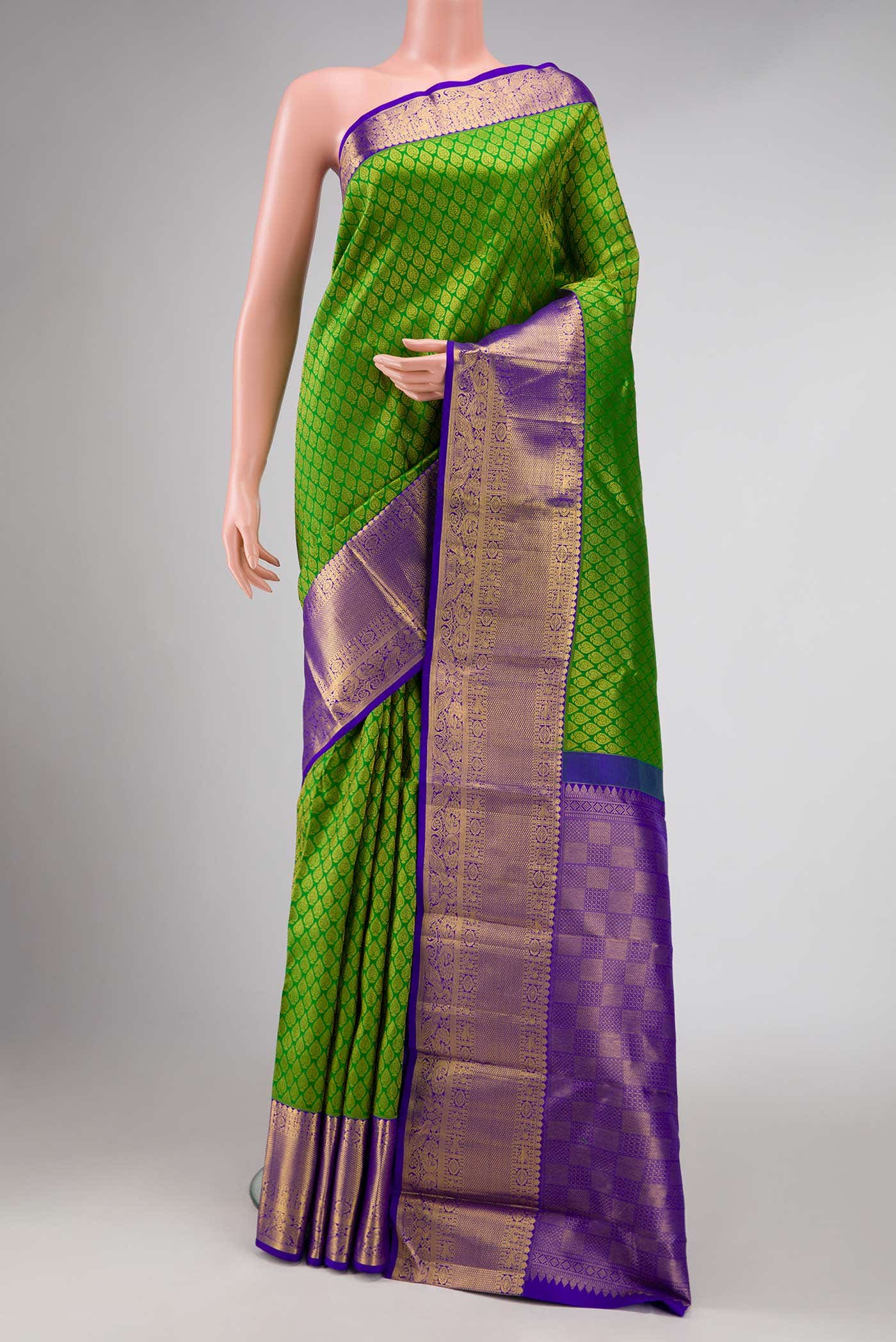 Green Kanchipuram Silk Saree