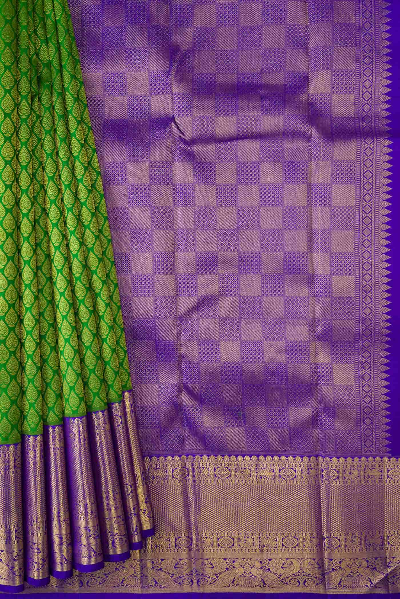 Green Kanchipuram Silk Saree