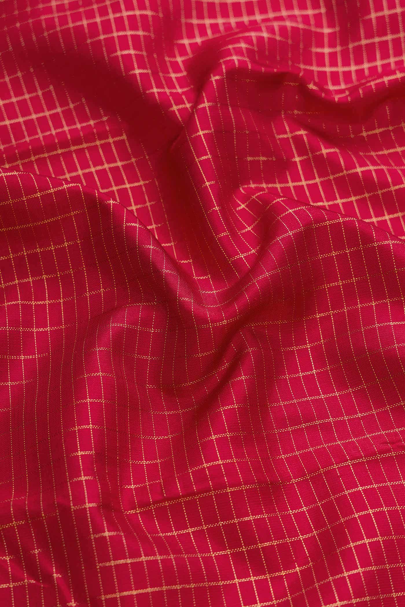 Pure Silk Pure Zari Maroon Kanchipuram Saree