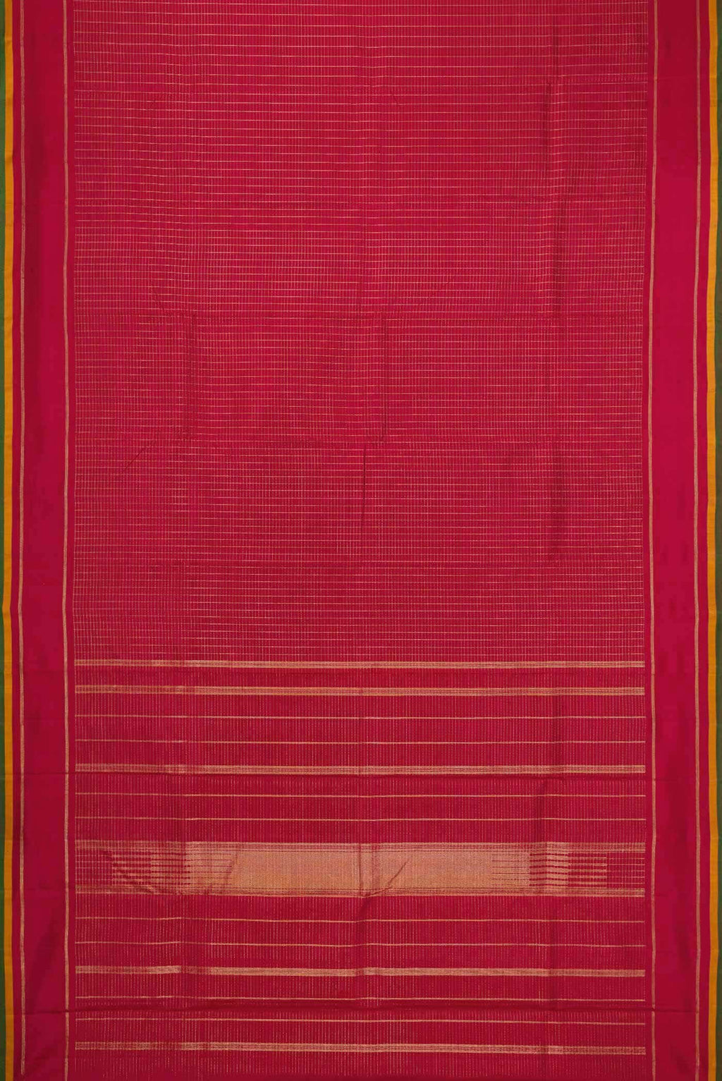 Pure Silk Pure Zari Maroon Kanchipuram Saree