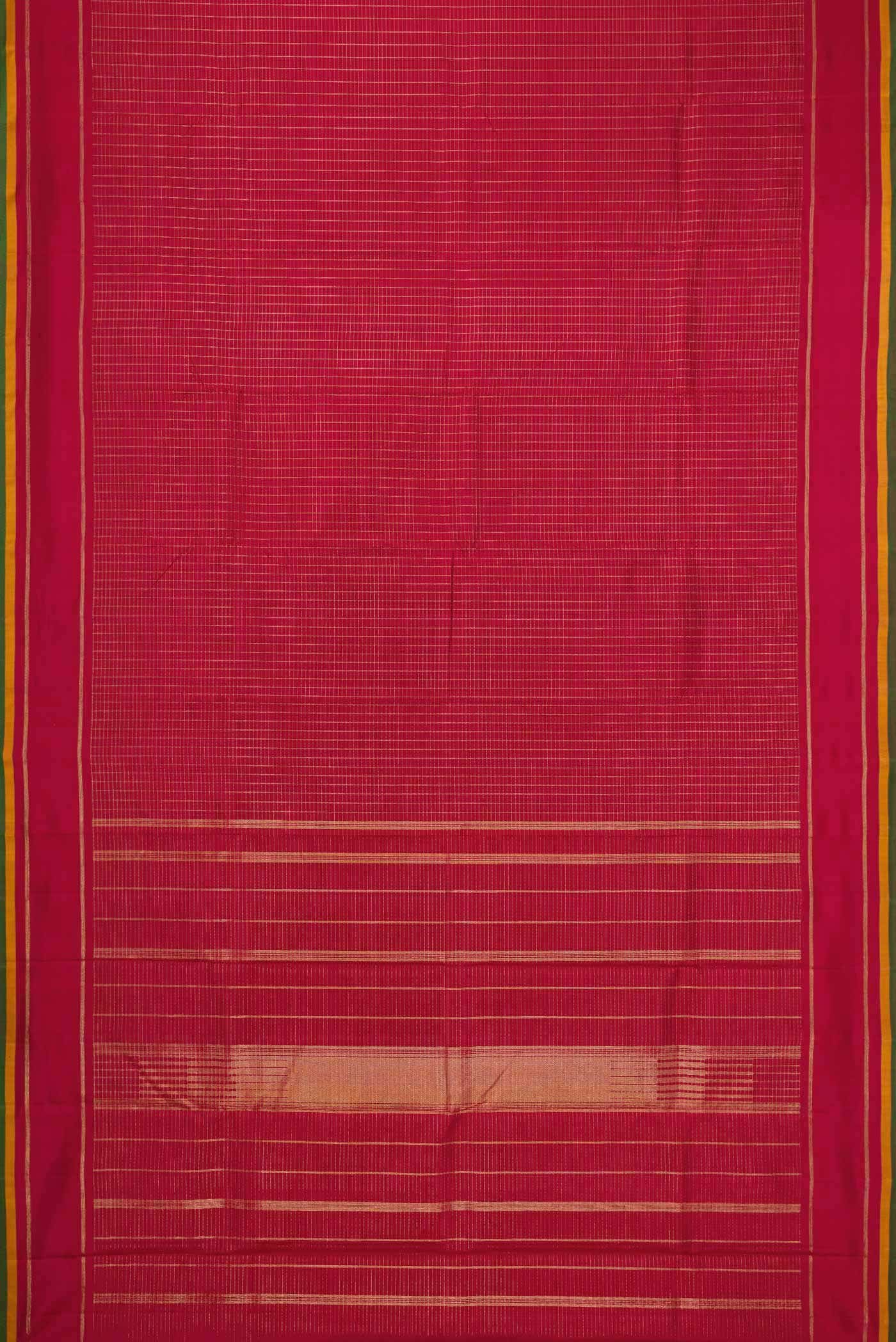 Pure Silk Pure Zari Maroon Kanchipuram Saree