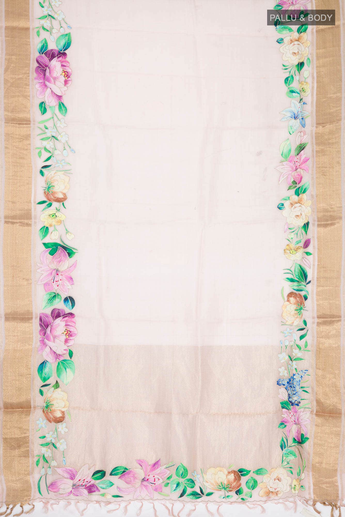 Pink Kota Cotton Saree