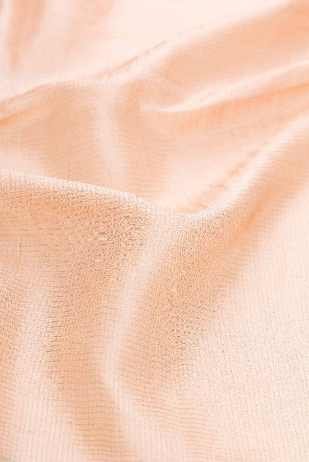 Golden Peach Tussar Silk Saree