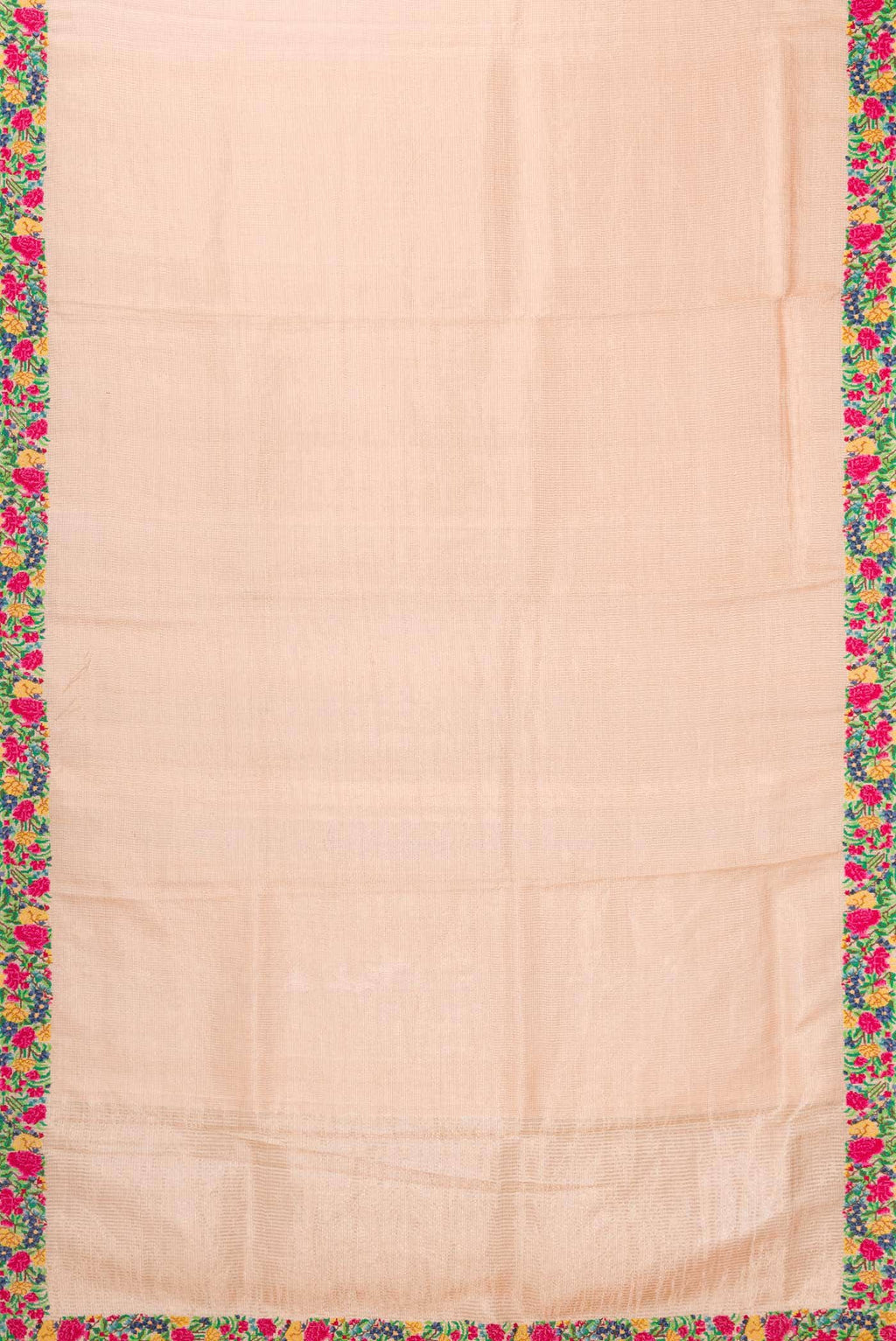 Golden Peach Tussar Silk Saree
