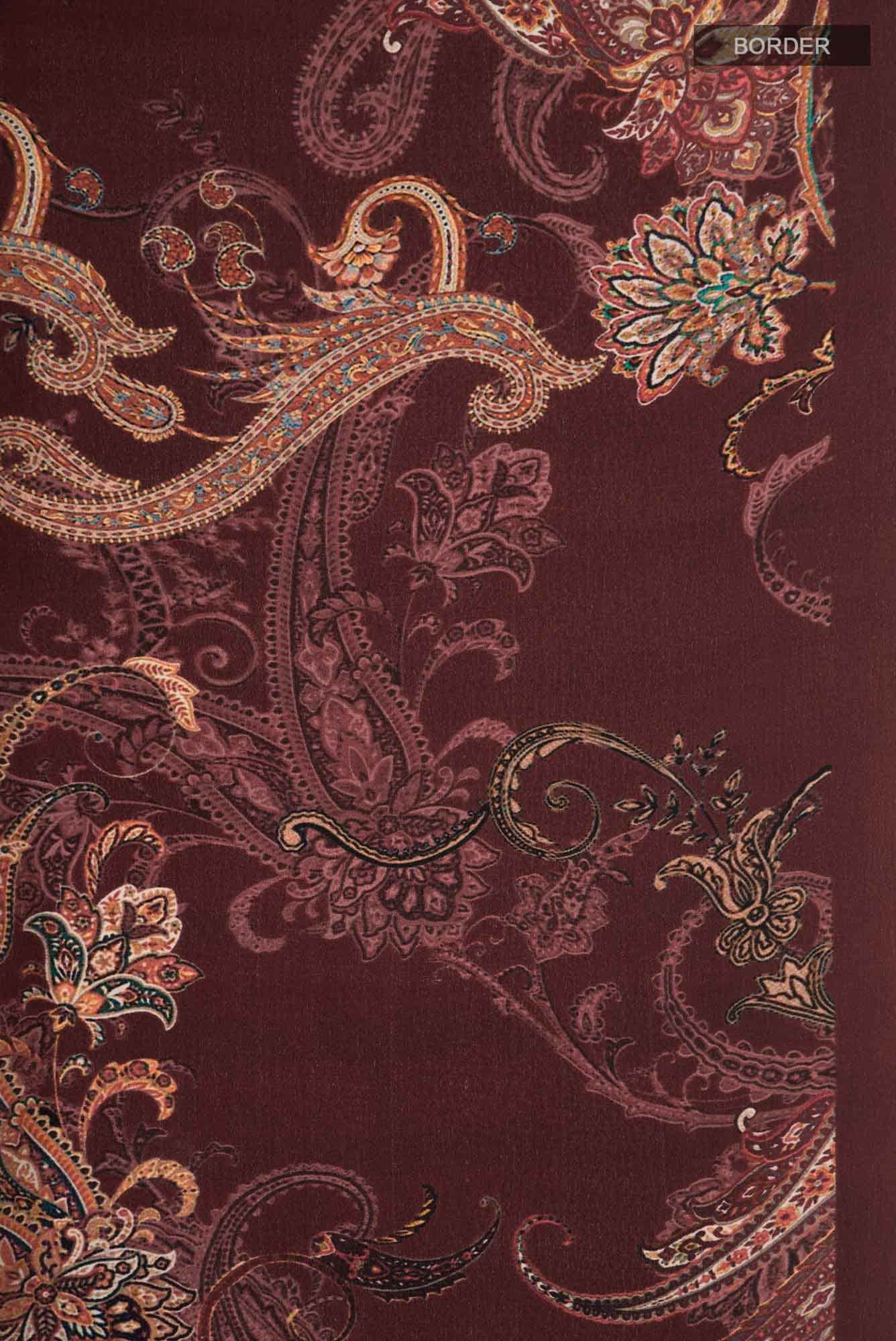 Coffee Brown Crepe Saree