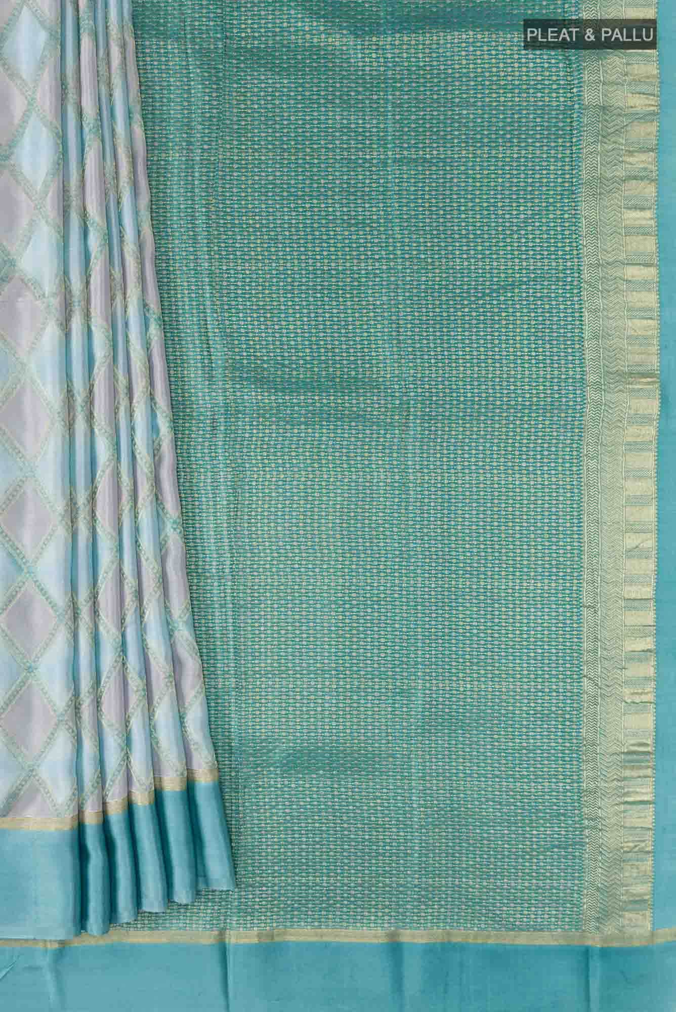 Multi Mysore Crepe Saree