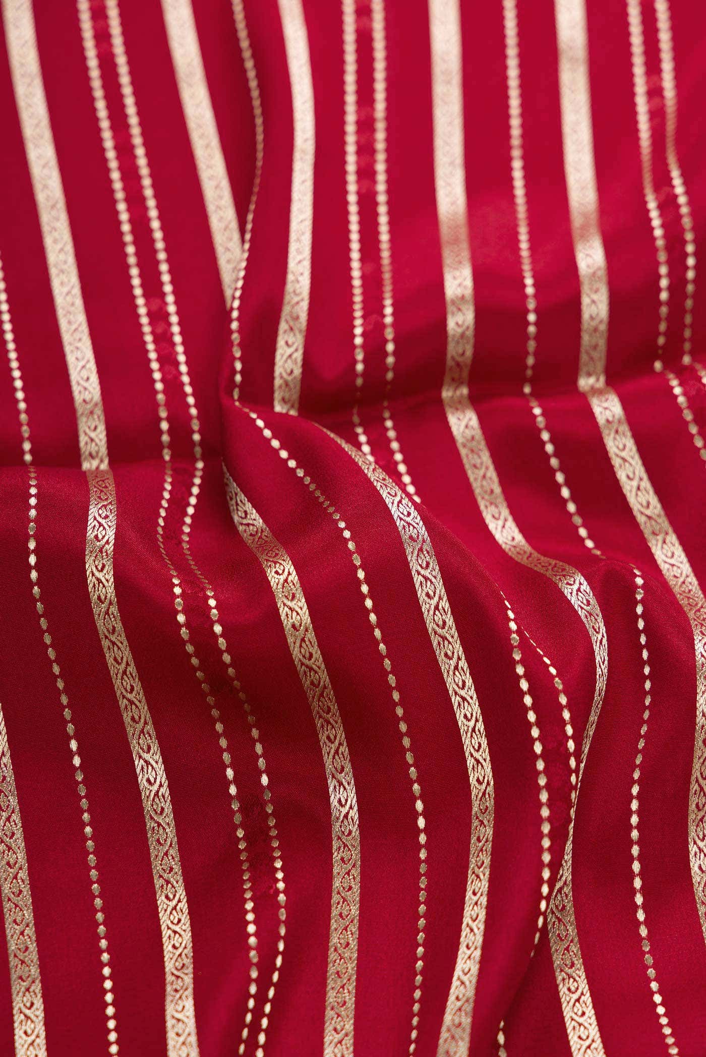 Maroon Dual Tone Mysore Crepe Saree