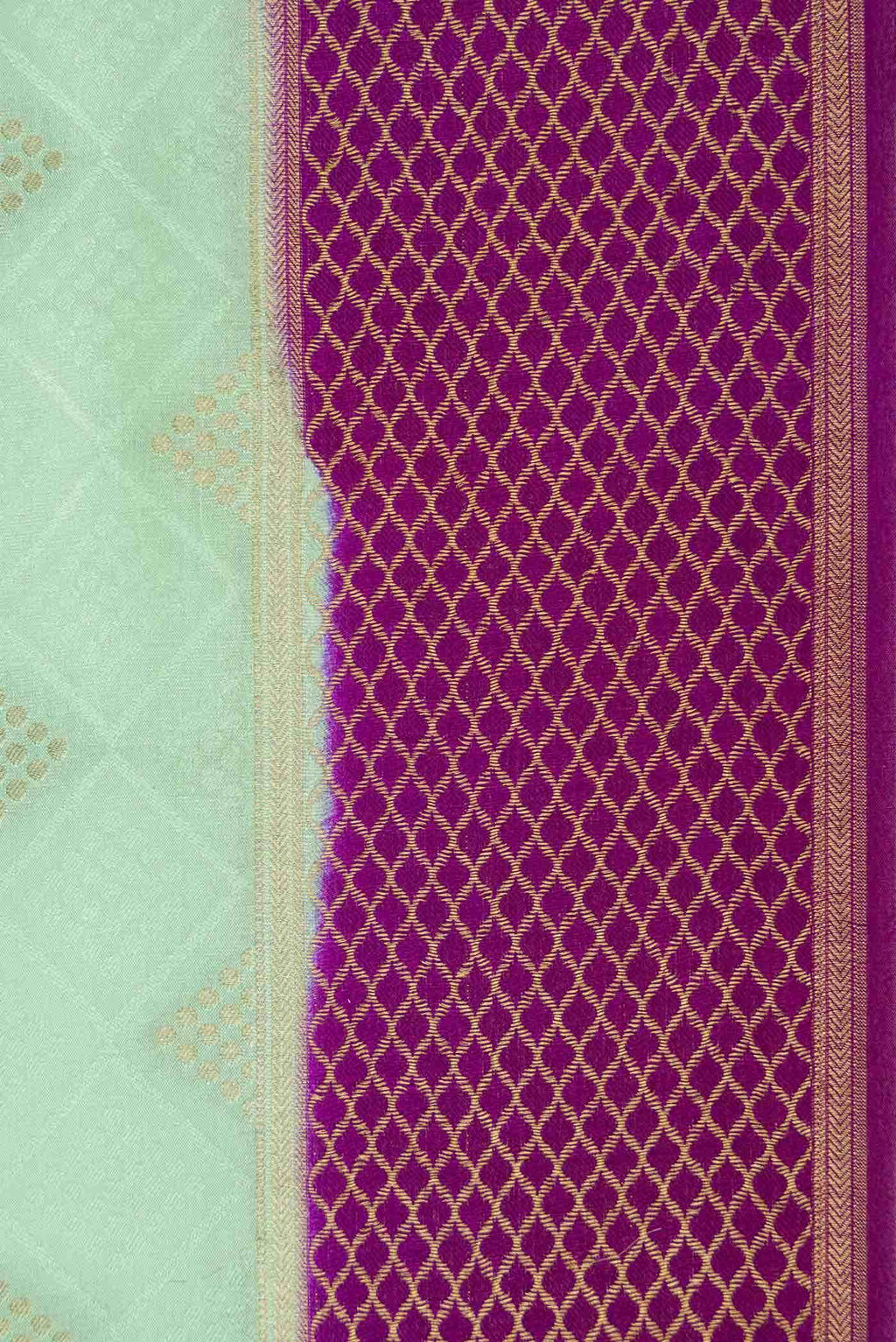 Pista Green Mysore Crepe Saree