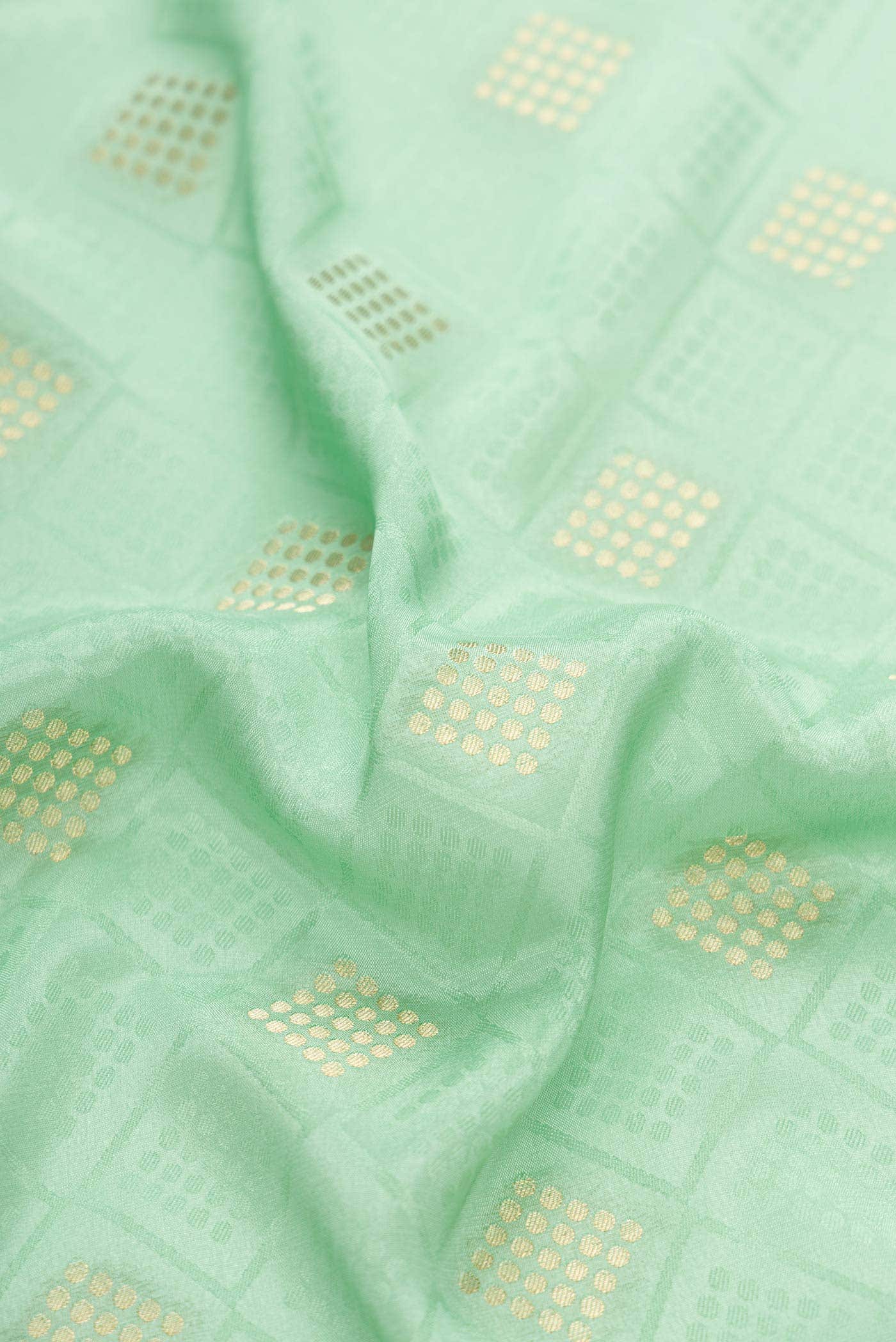 Pista Green Mysore Crepe Saree