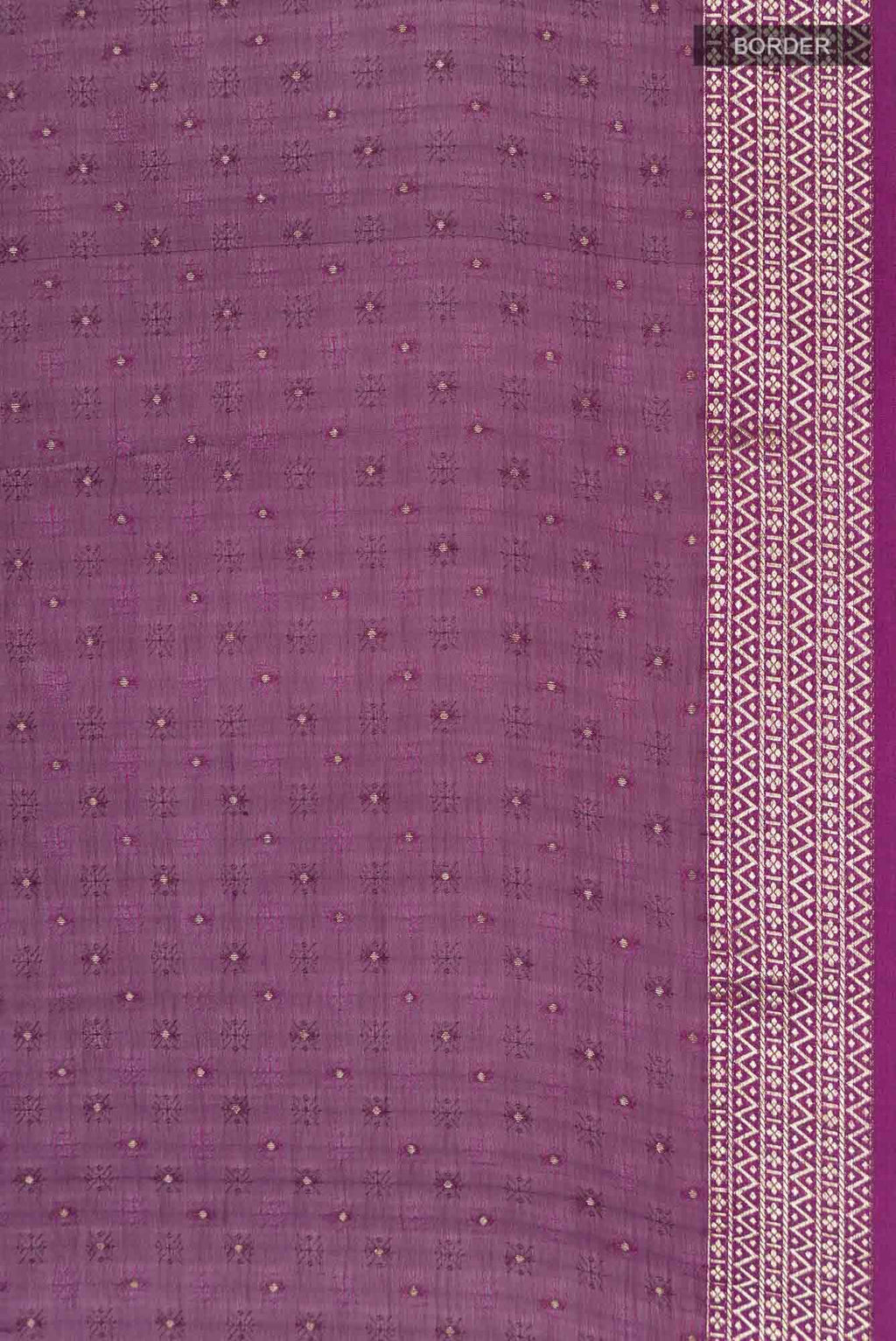 Purple Mysore Chiffon Saree