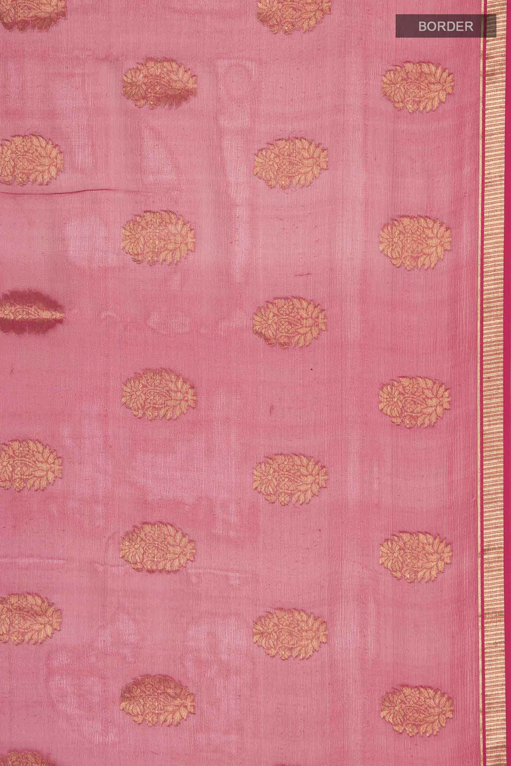 Maroon Mysore Chiffon Saree