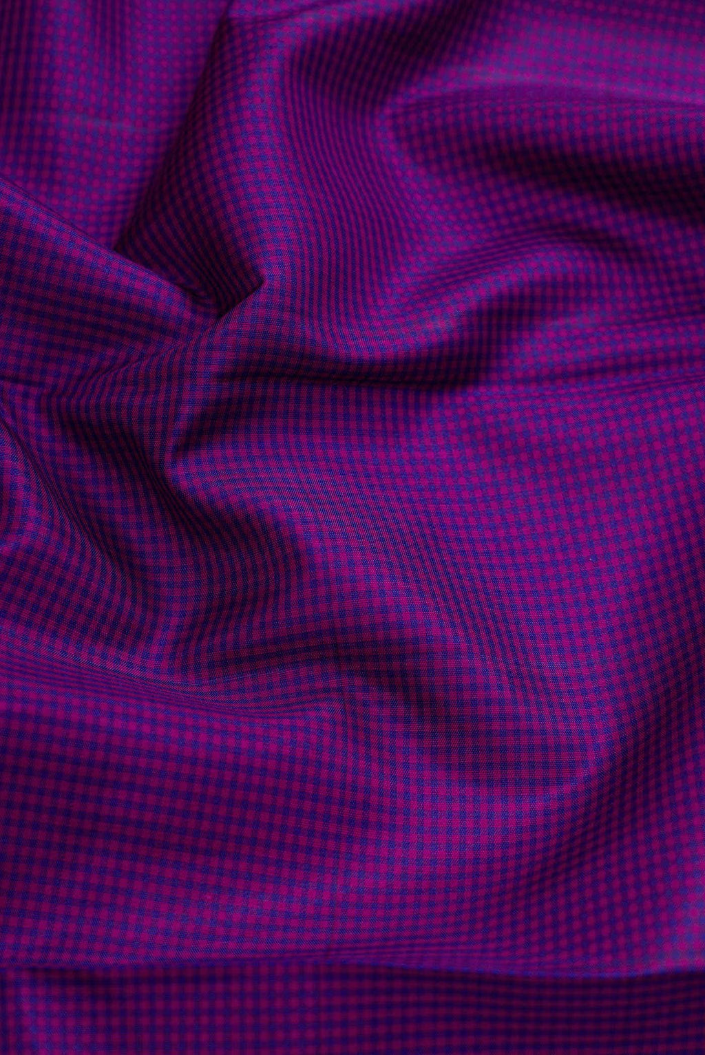 Pure Silk Pure Zari Violet Dual Tone Kanchipuram Saree
