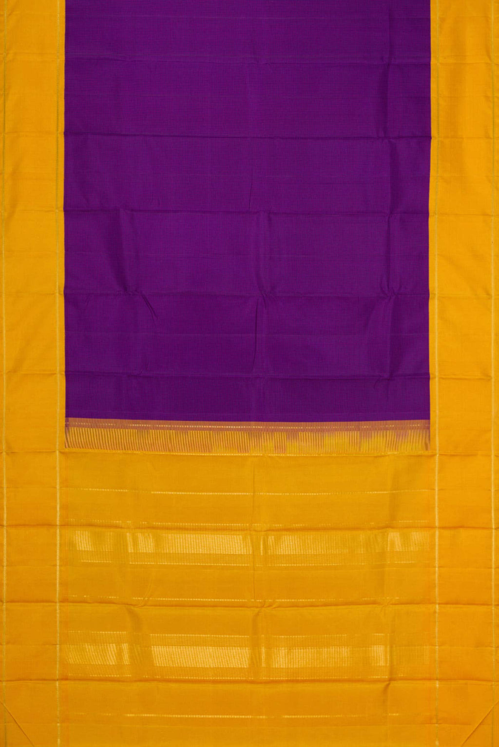 Pure Silk Pure Zari Violet Dual Tone Kanchipuram Saree
