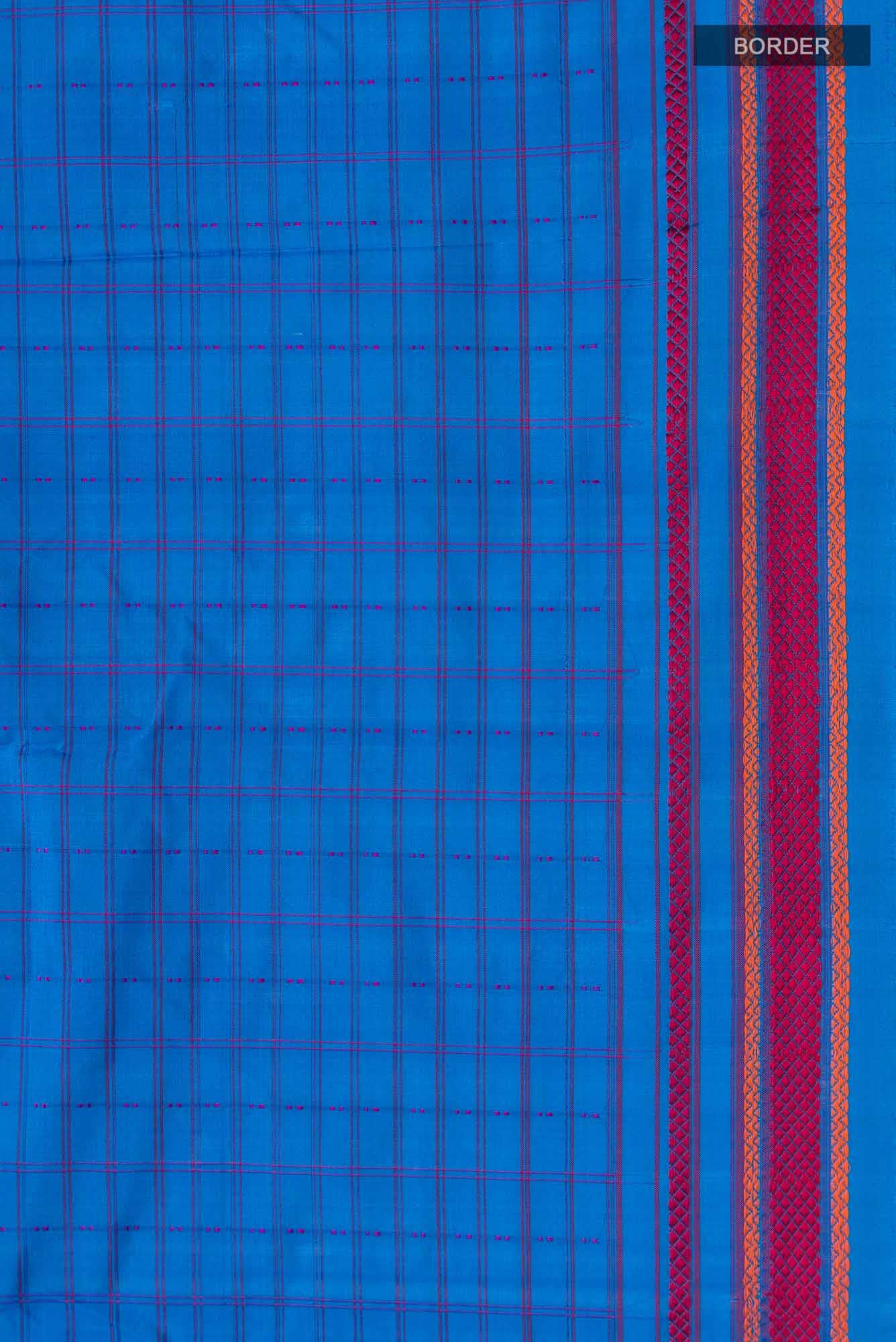 Blue Kanchipuram Silk Saree