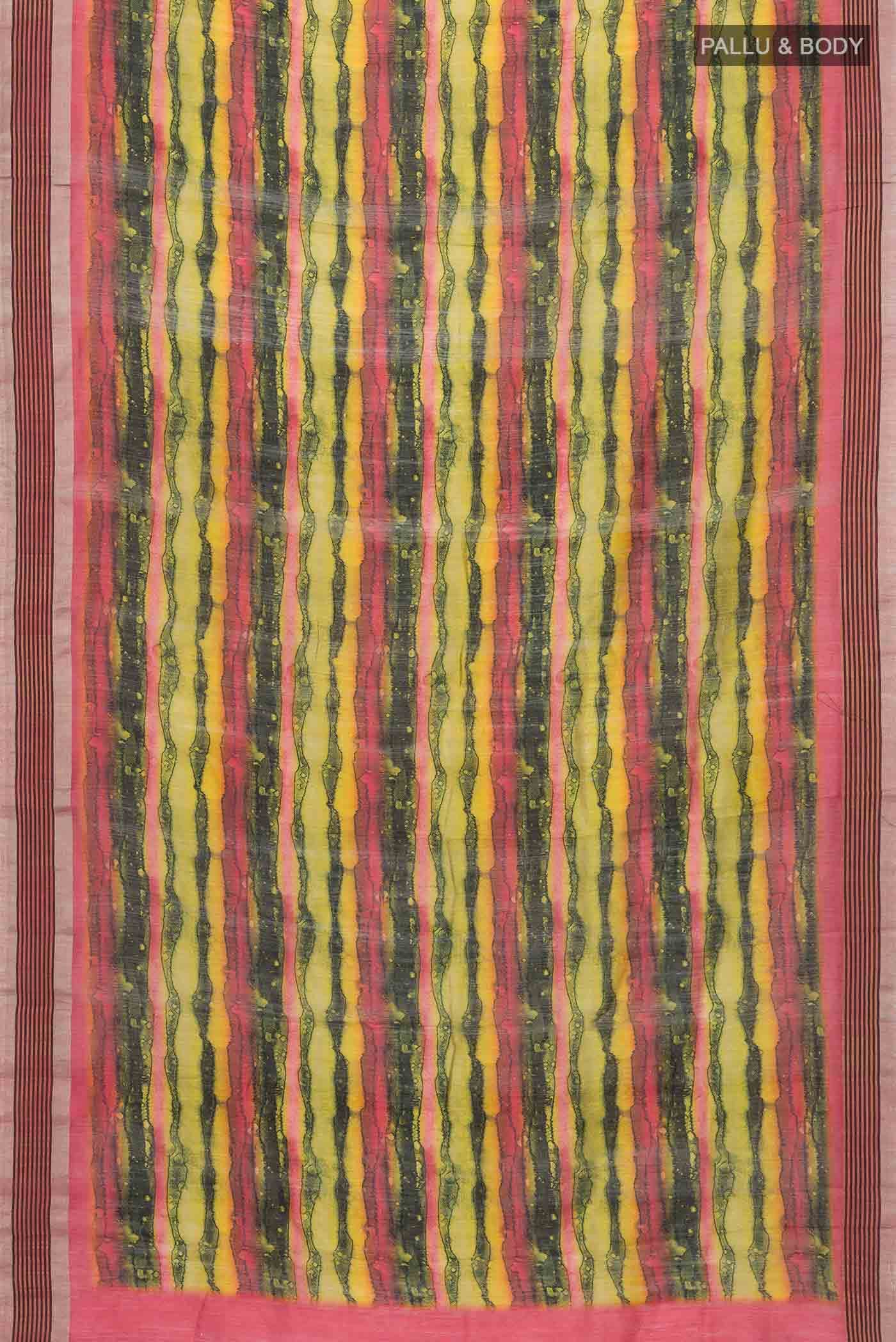Multi Bhagalpuri Tussar Silk Saree