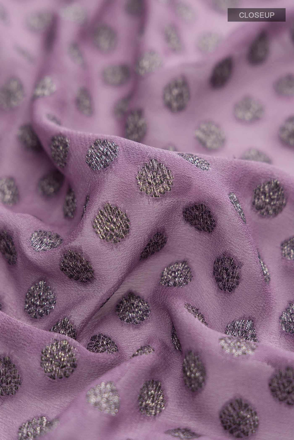 Lavender Georgette Saree