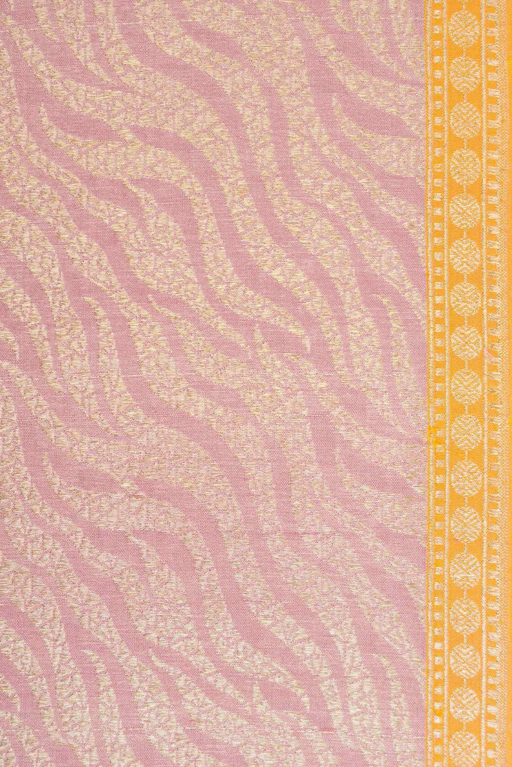 Pure Silk Pure Zari Pink Banarasi Saree