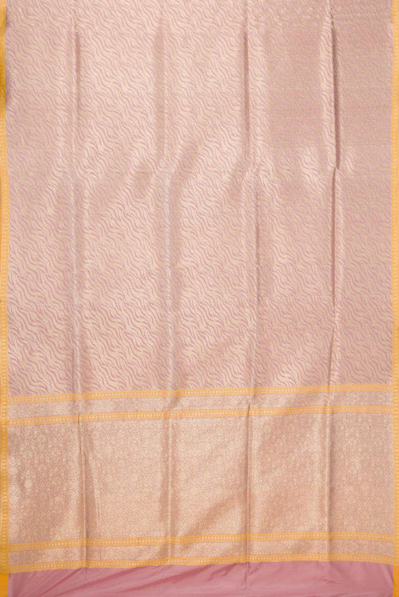 Pure Silk Pure Zari Pink Banarasi Saree