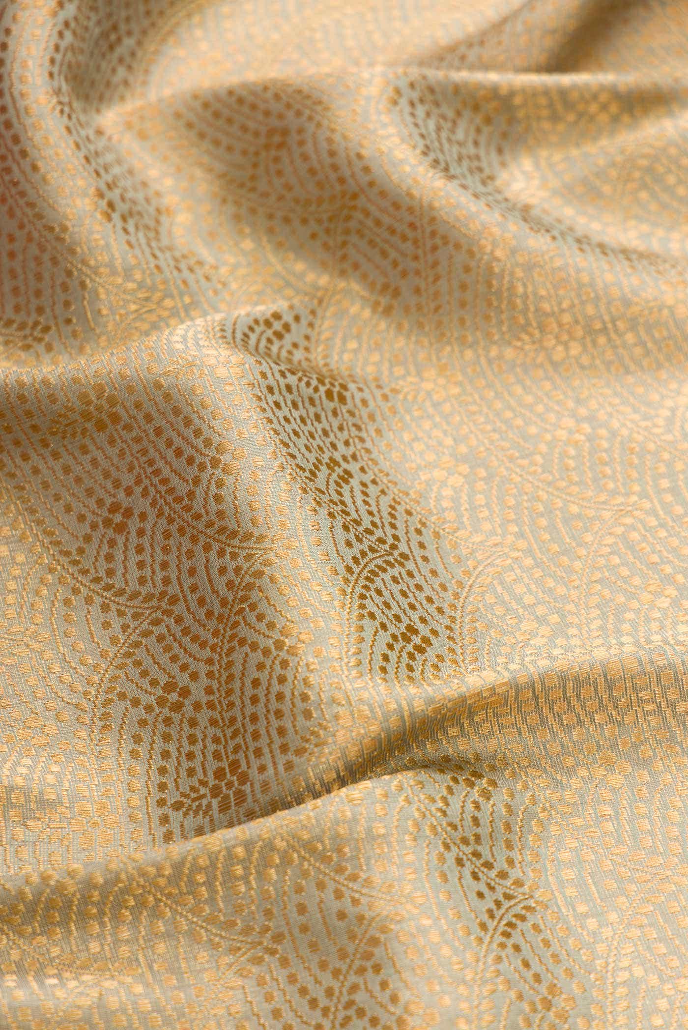 Pure Silk Pure Zari Light Green Banarasi Saree