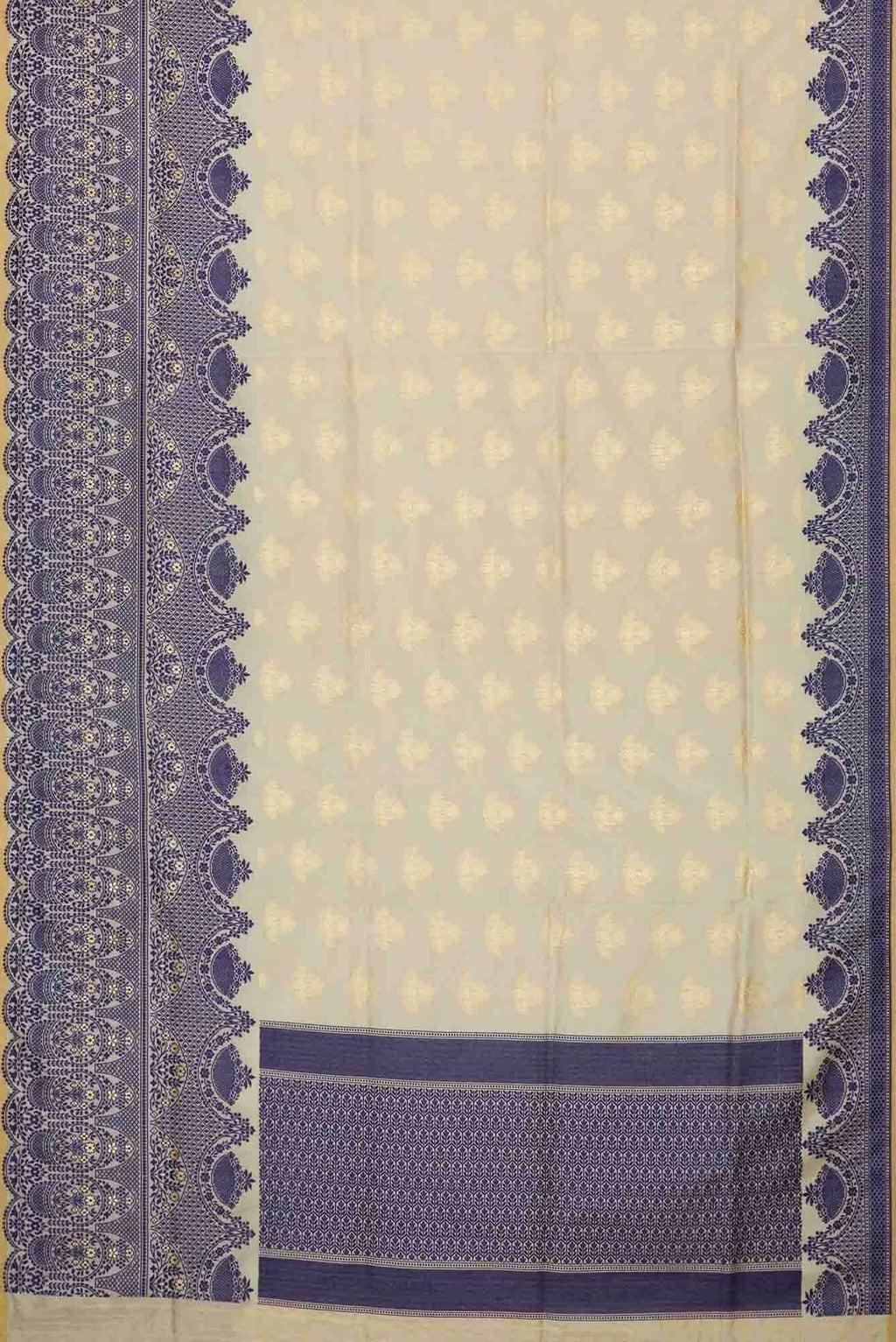 Sandal Dual Tone Banarasi Silk Saree