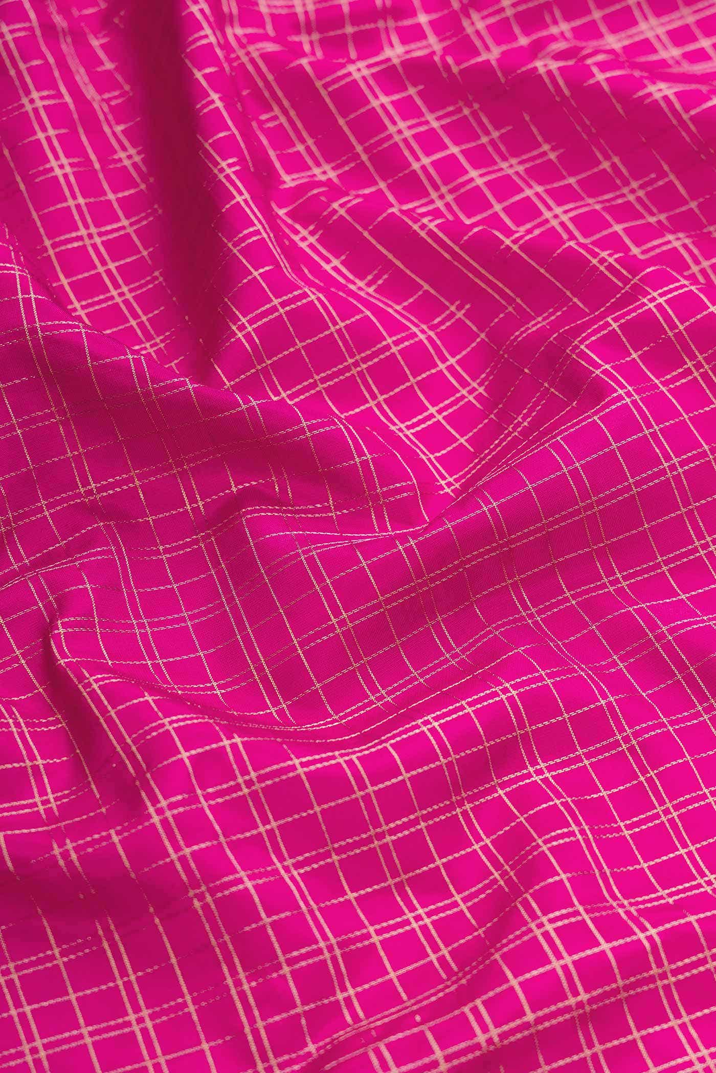 Pure Silk Pure Zari Pink Banarasi Saree