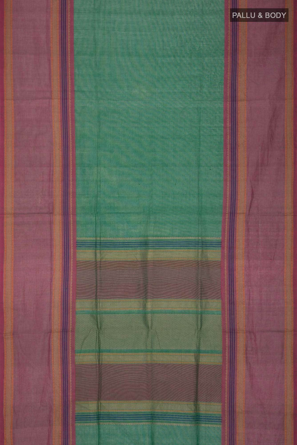 Green Coimbatore Cotton Saree