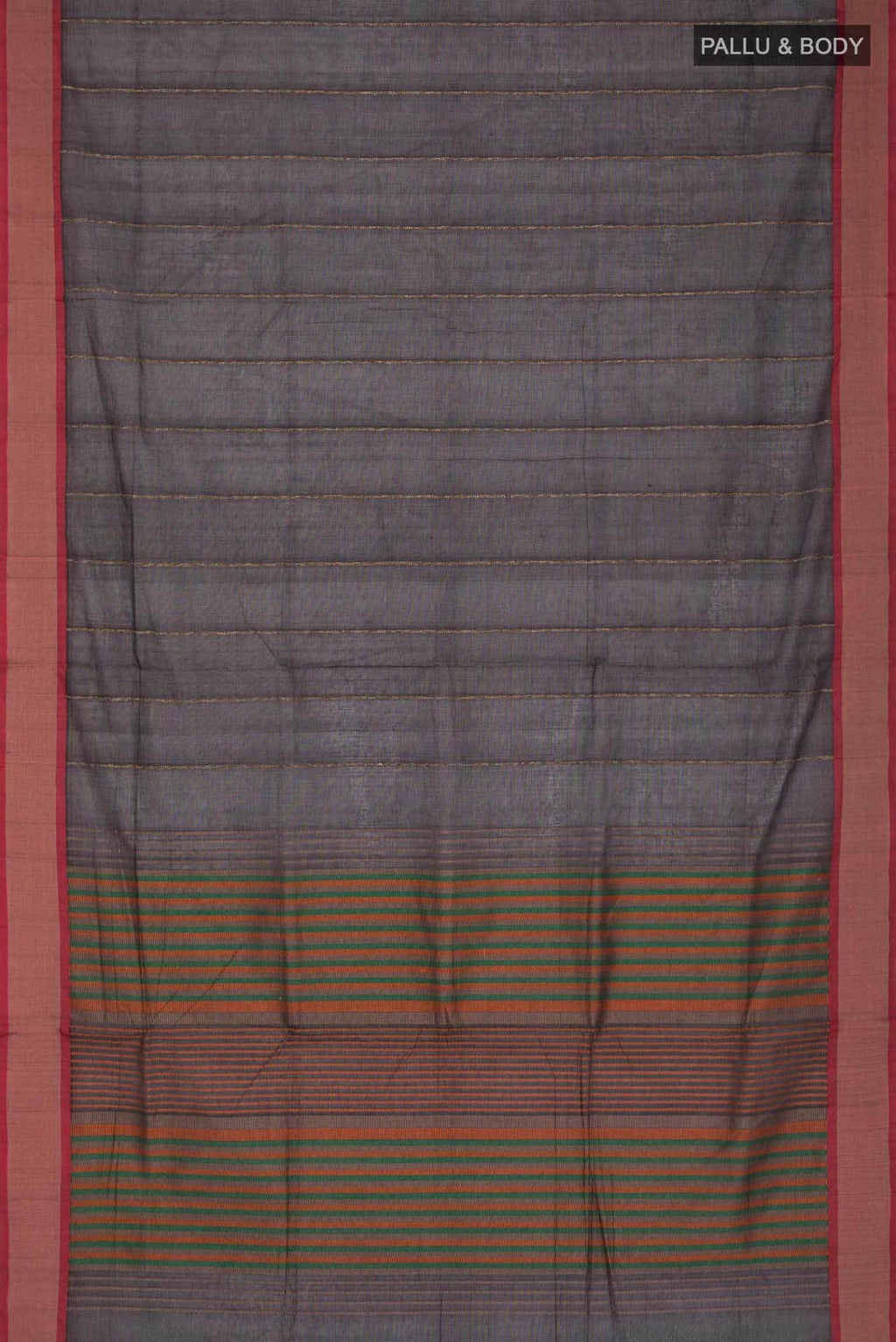 Black Coimbatore Cotton Saree