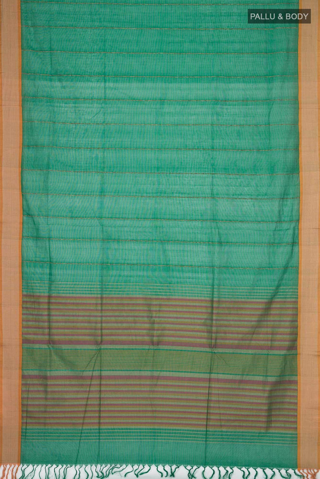 Green Coimbatore Cotton Saree
