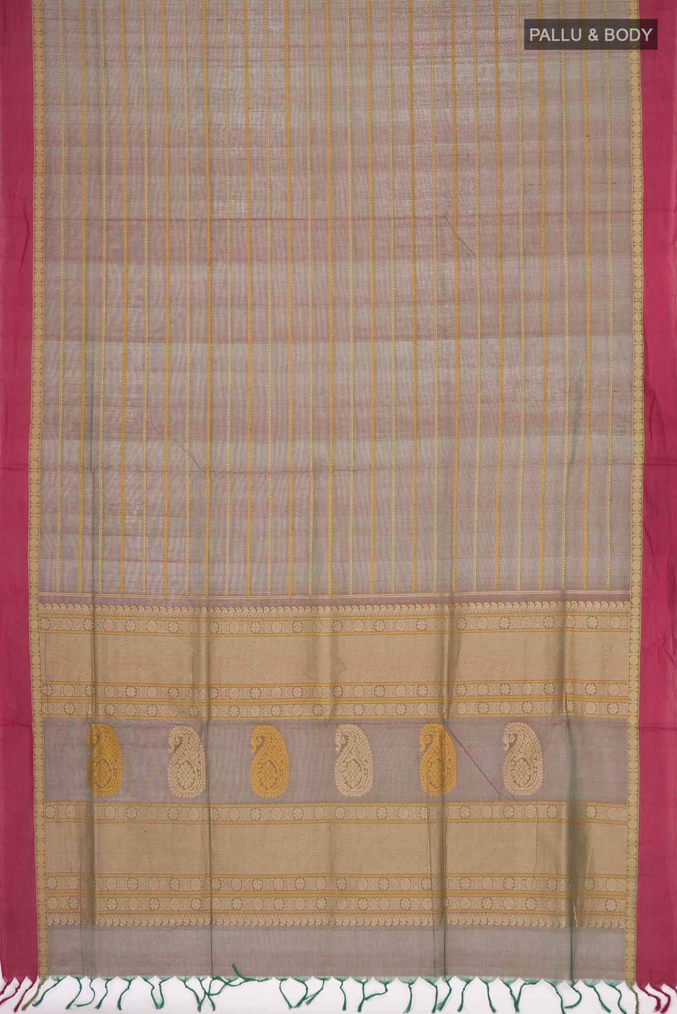 Green Coimbatore Cotton Saree
