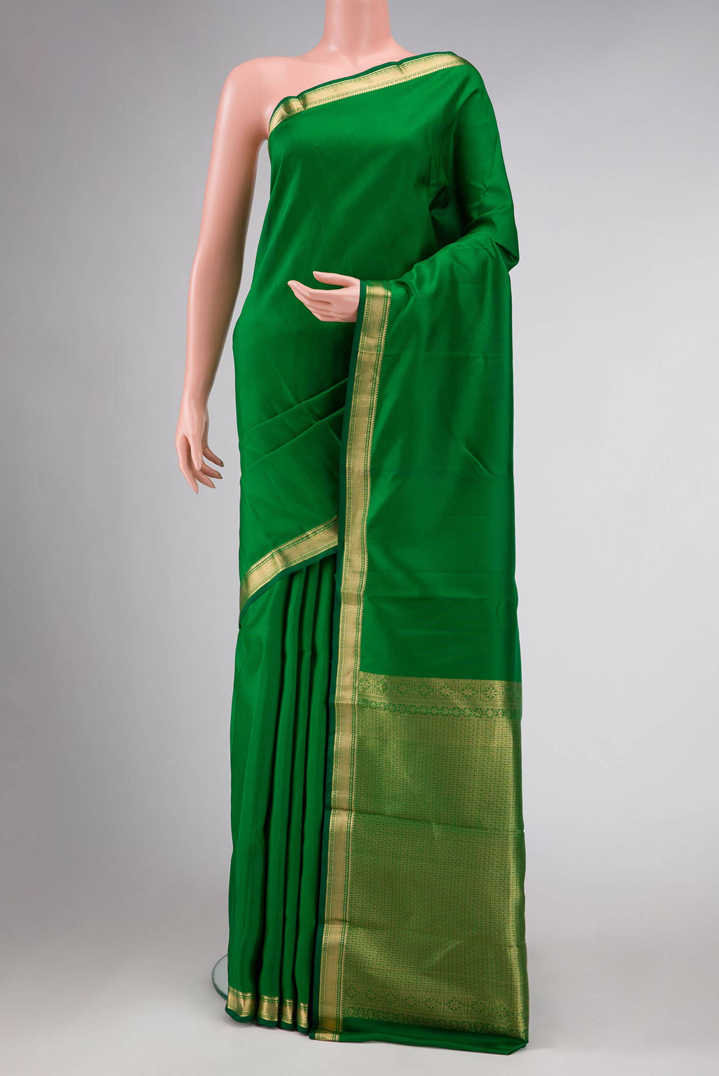 Green Kanchipuram Silk Saree