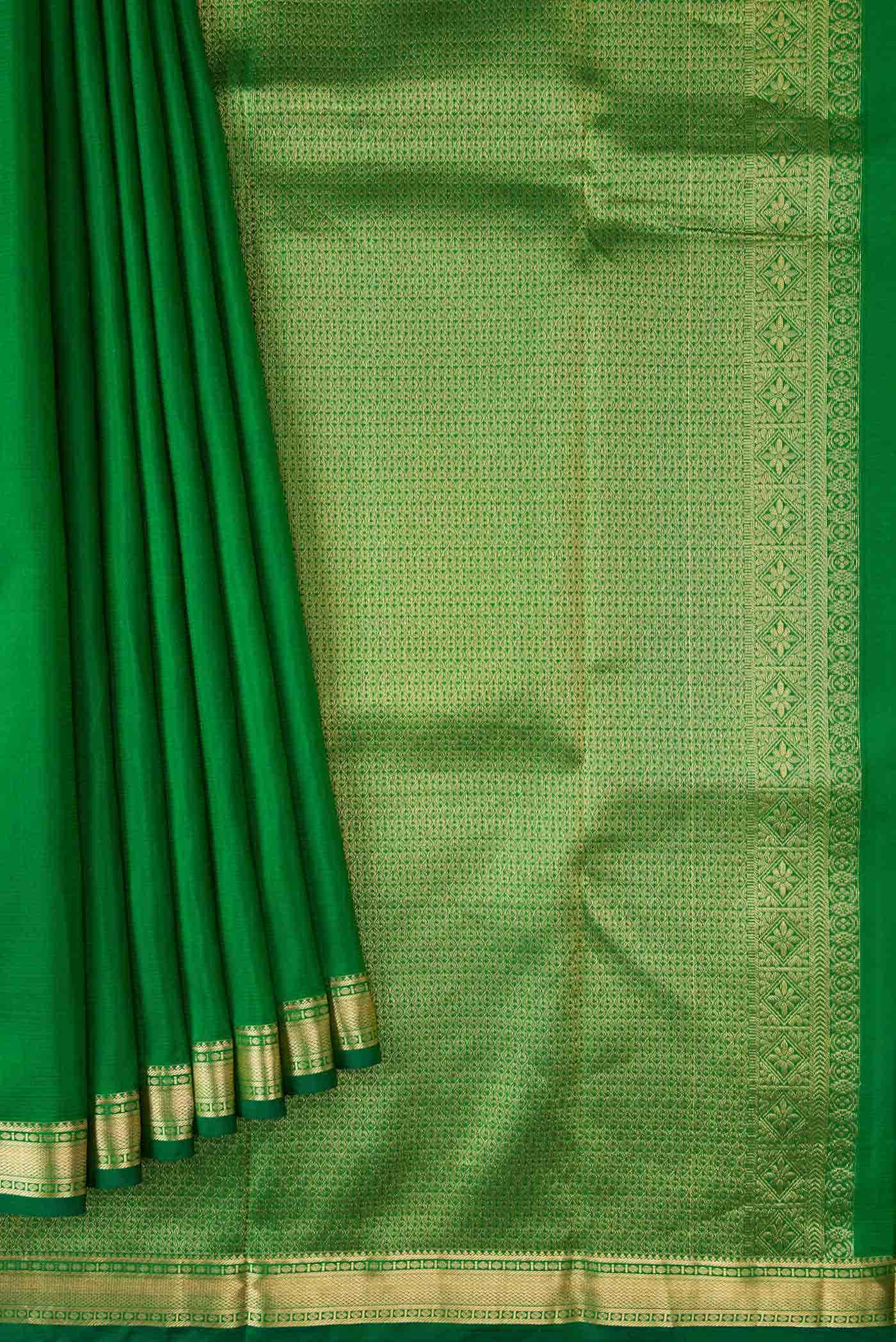 Green Kanchipuram Silk Saree