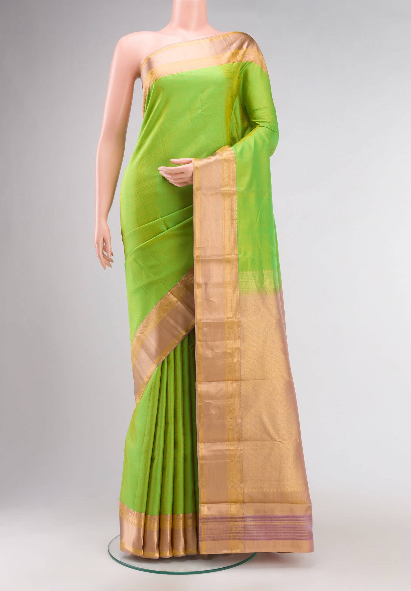 Green Kanchipuram Silk Saree