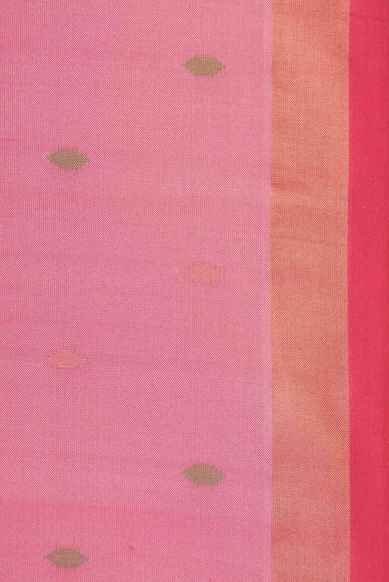 Pink Dual Tone Uppada Silk Saree