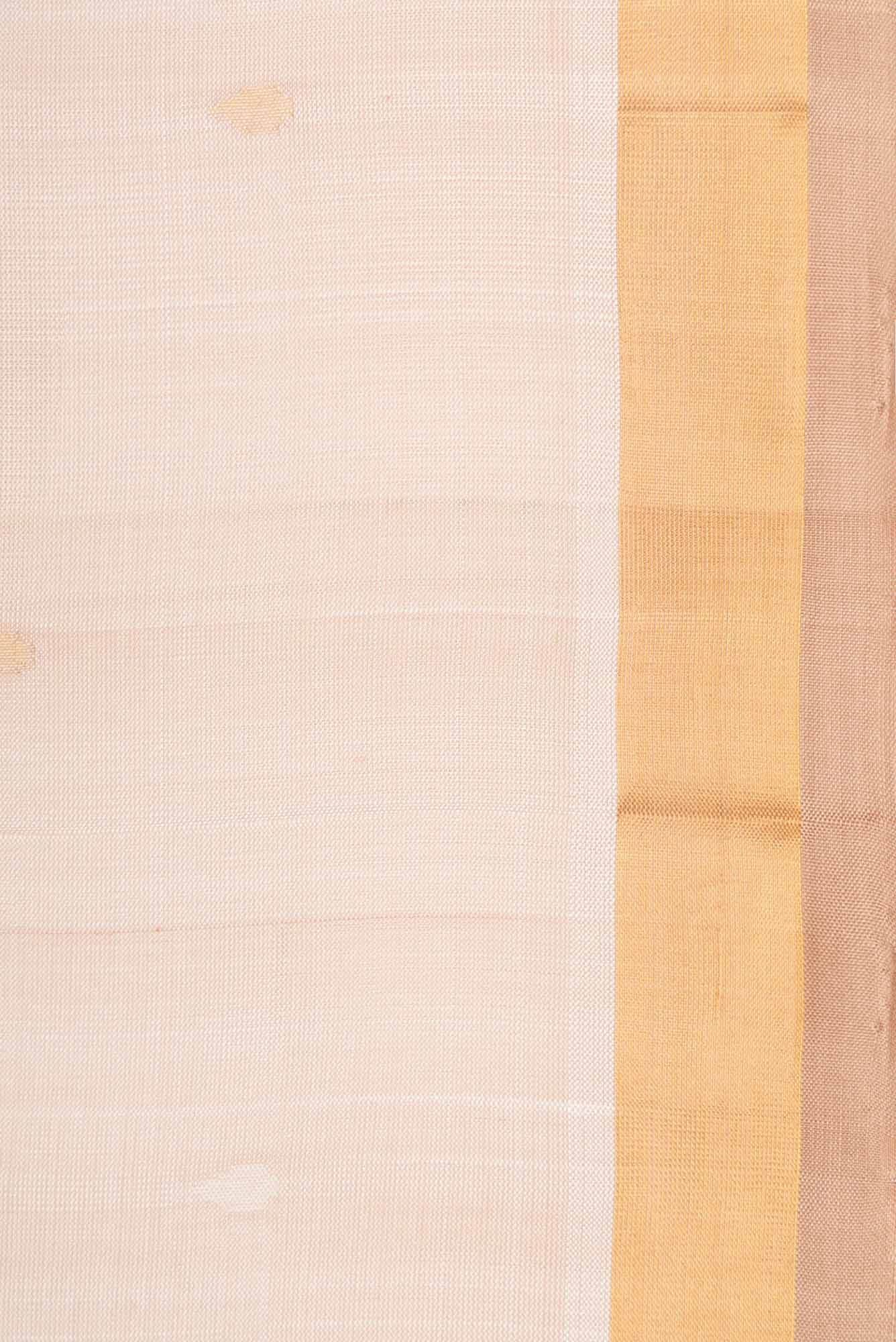 Beige Dual Tone Uppada Silk Saree