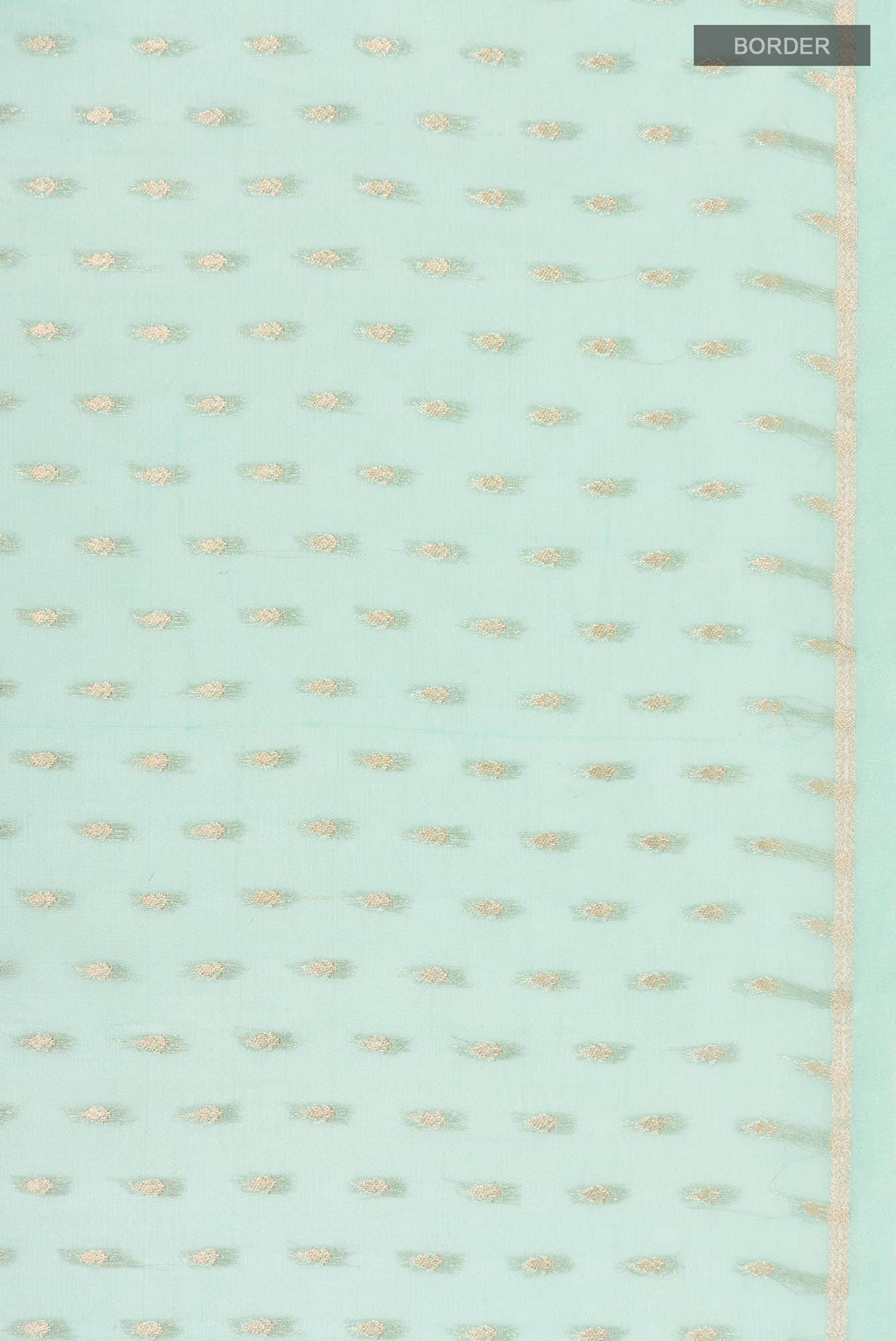 Light Blue Organza Silk Saree