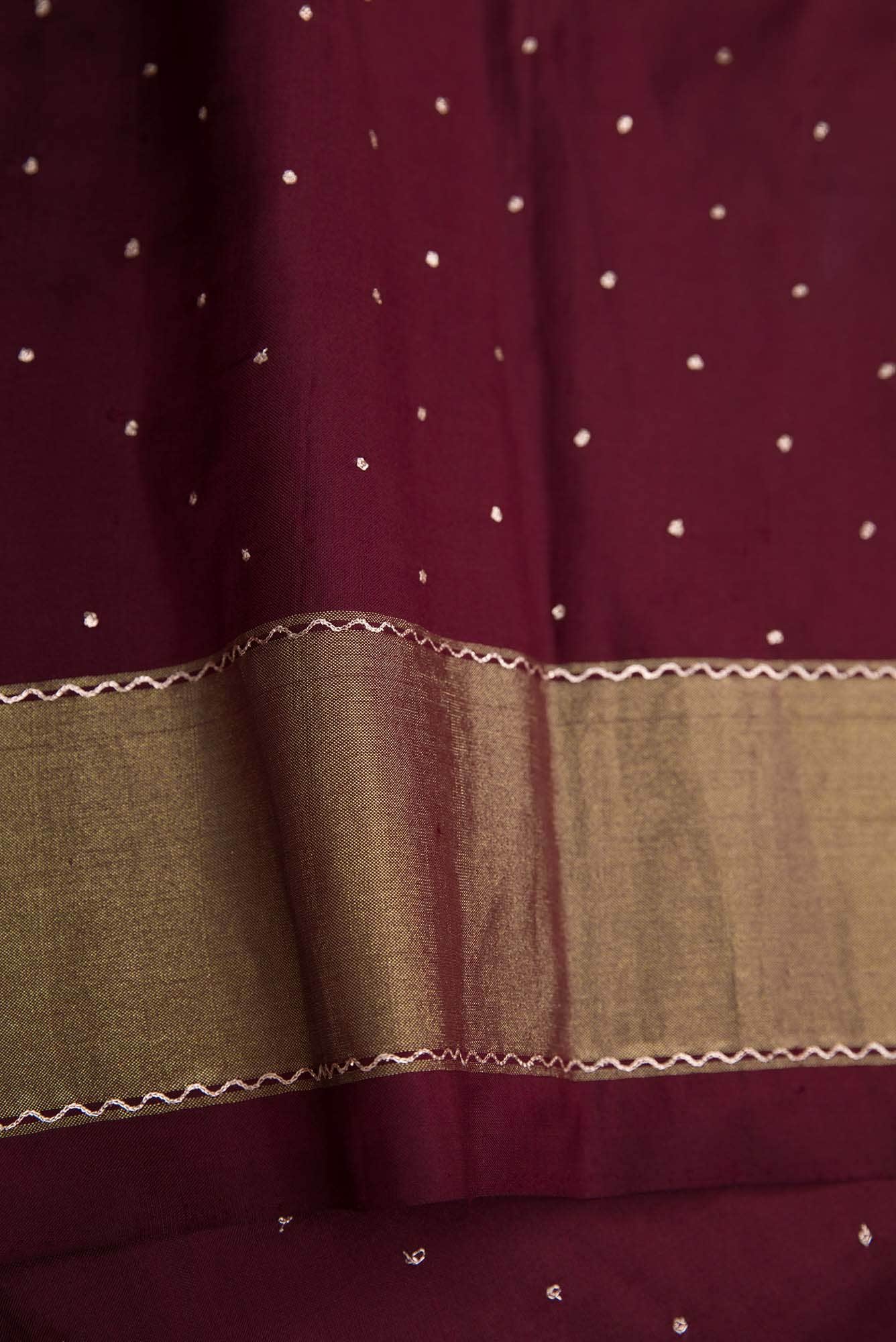 Pure Silk Pure Zari Brown Dual Tone Double Ikat Saree