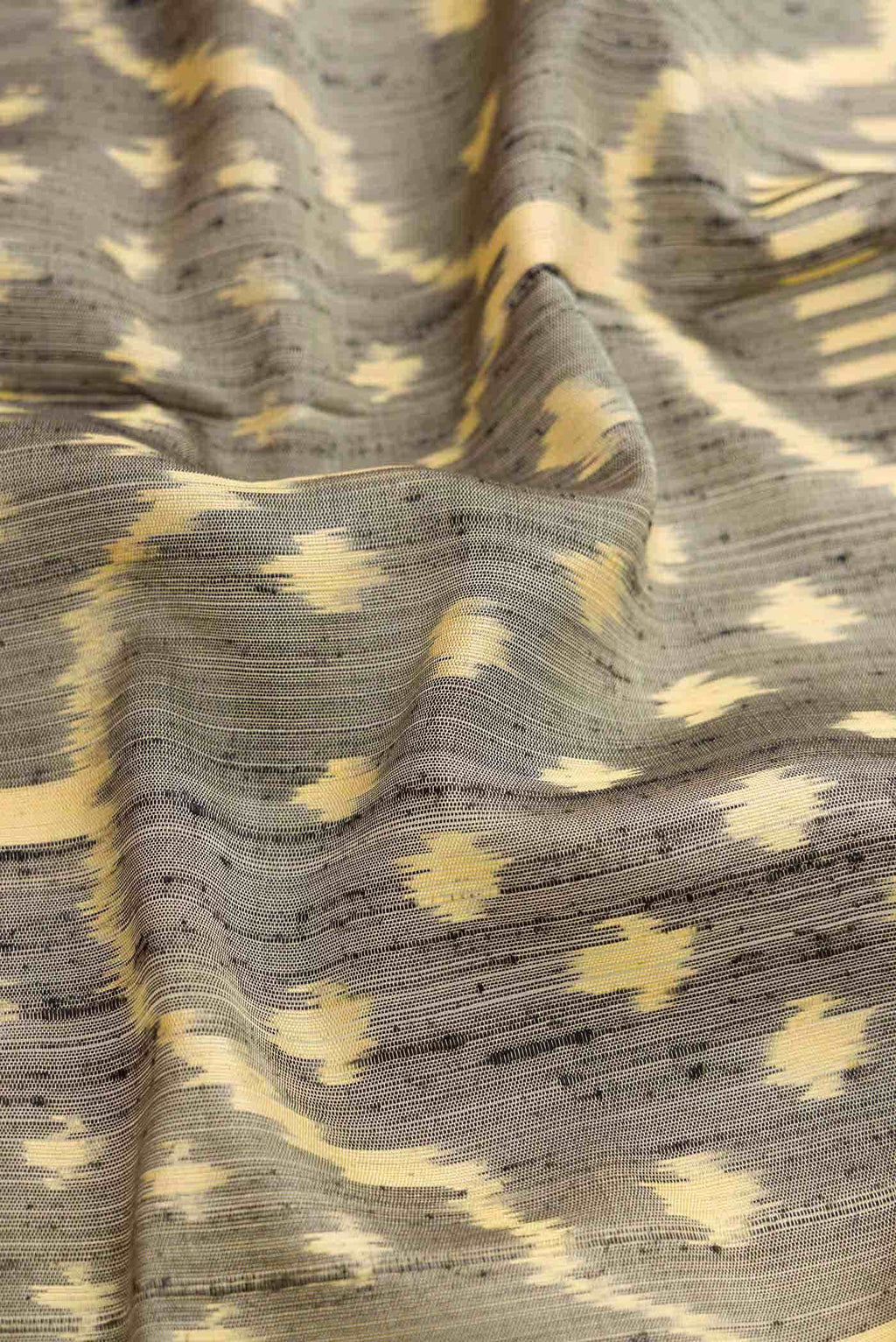 Grey Double Ikat Saree