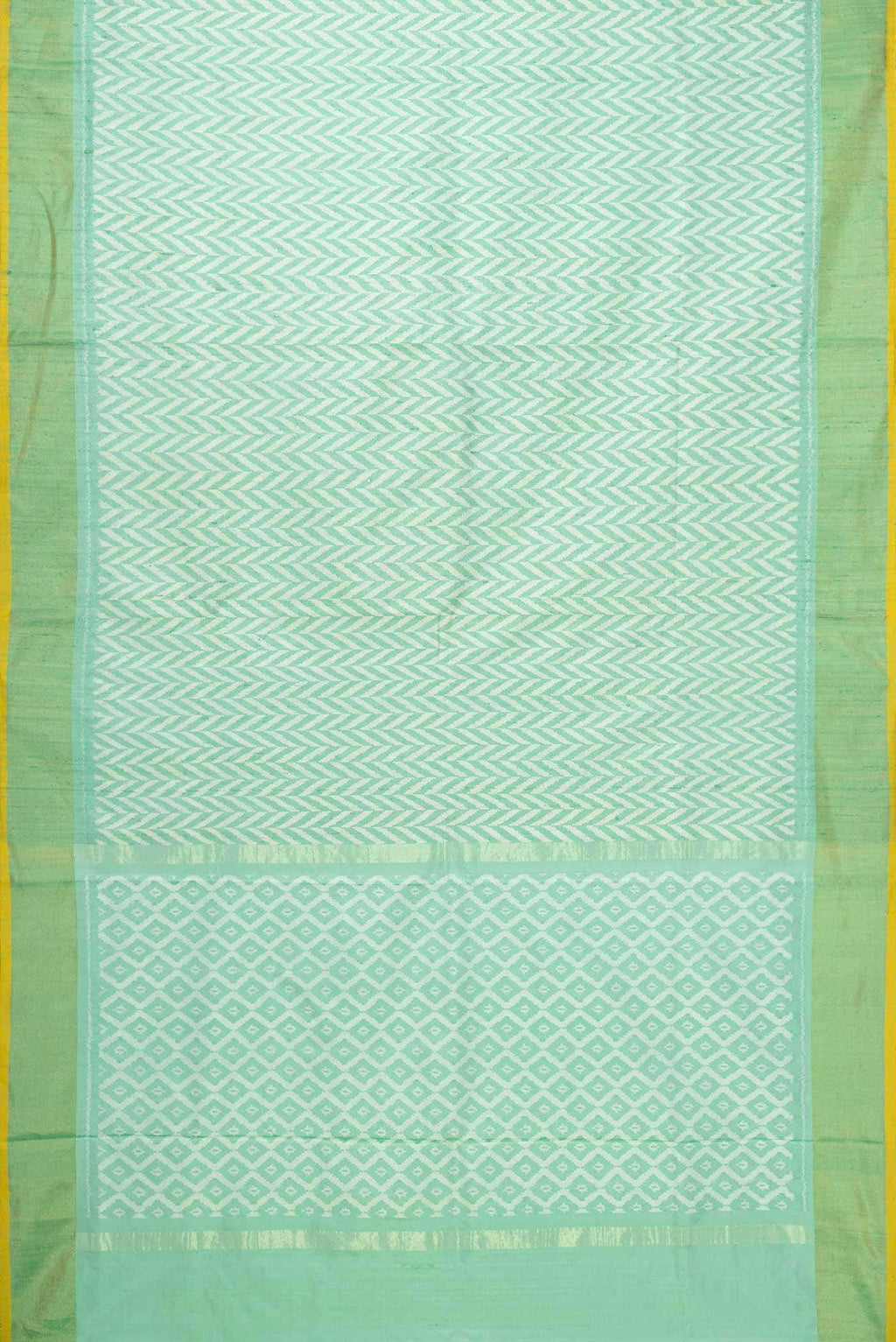 Sea Green Double Ikat Saree