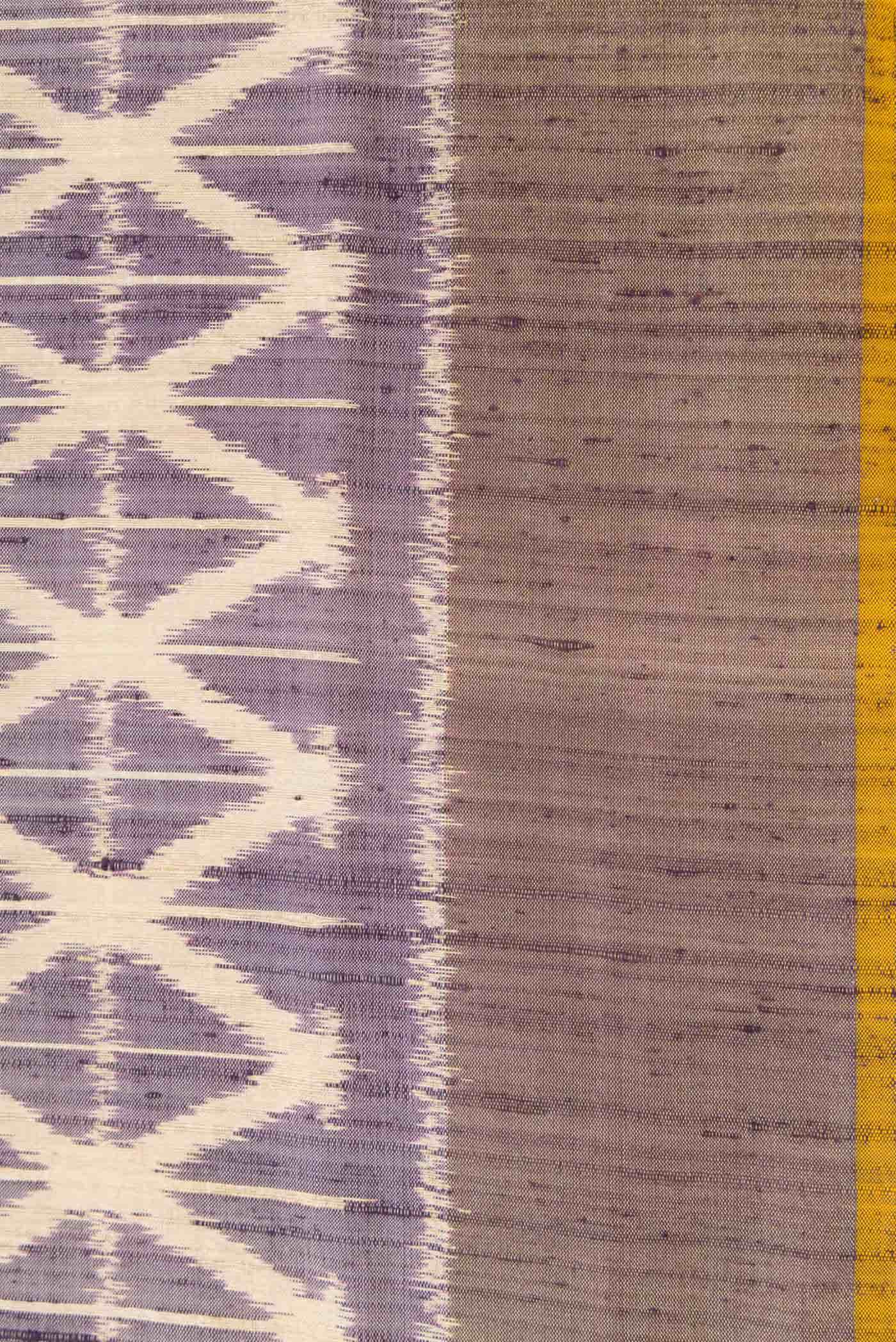 Sandal Double Ikat Saree