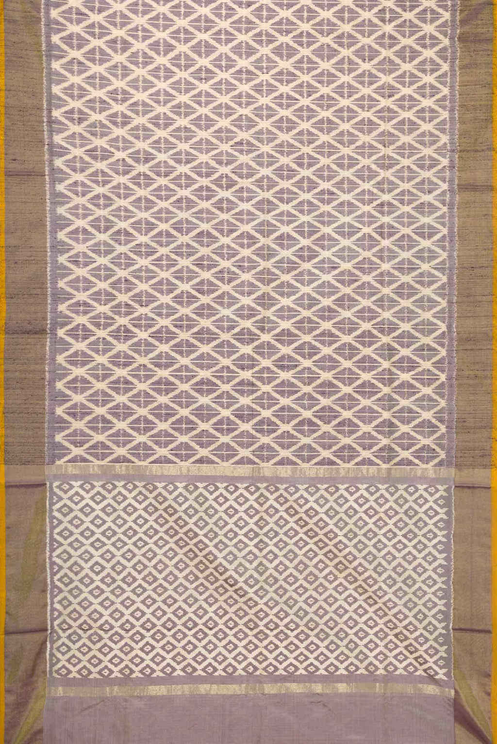 Sandal Double Ikat Saree