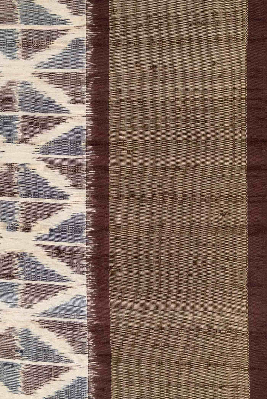 Sandal Double Ikat Saree