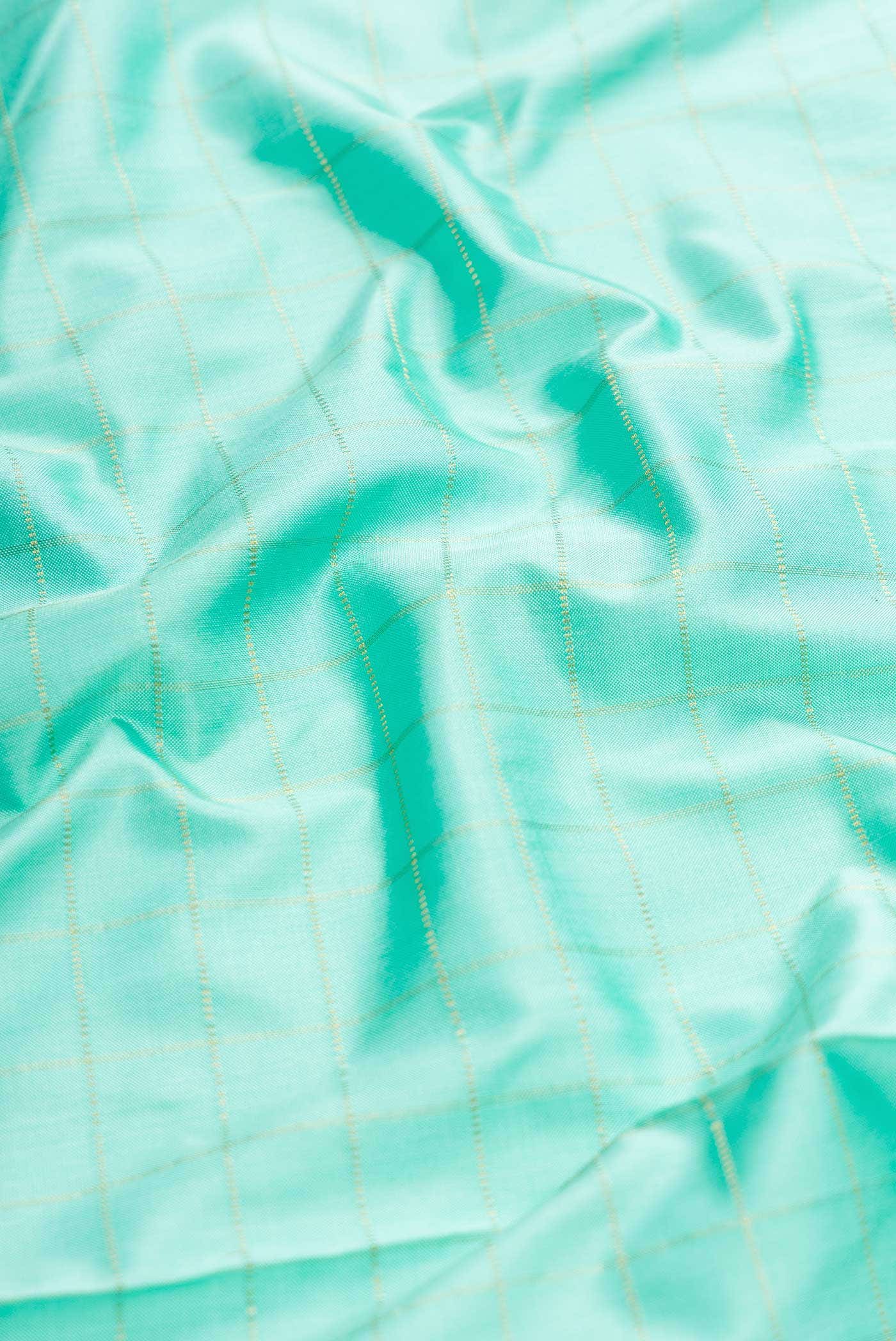 Sky Blue Double Ikat Saree