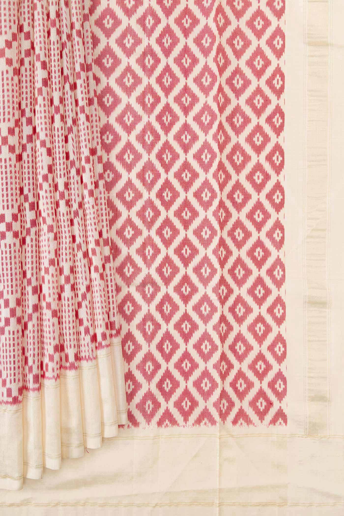 Sandal Pochampally Silk Saree